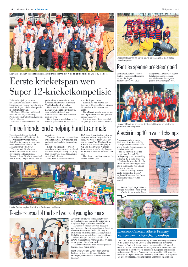Alberton Record 27 September 2023 page 8