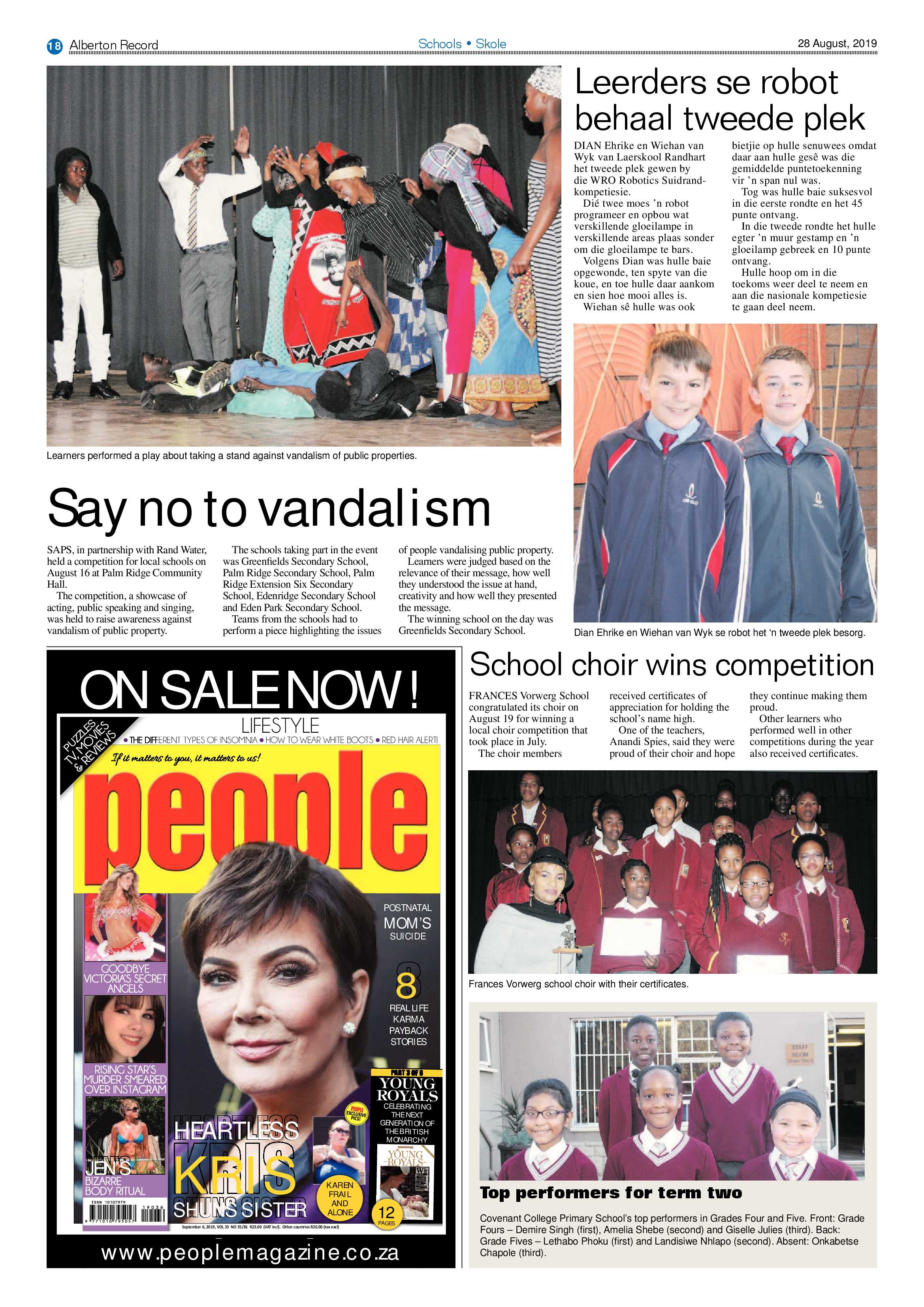 Alberton Record 28 August 2019 page 18