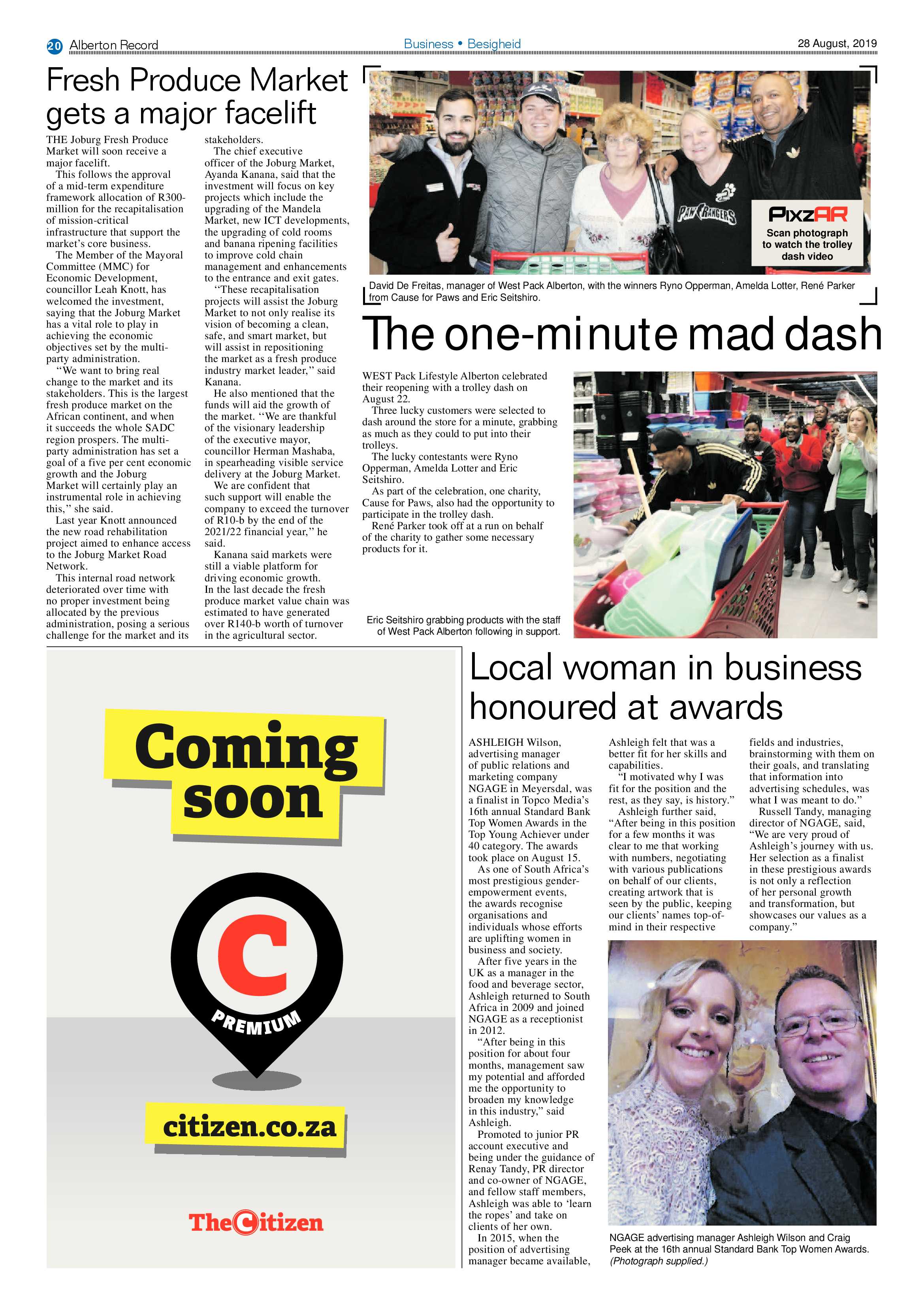 Alberton Record 28 August 2019 page 20