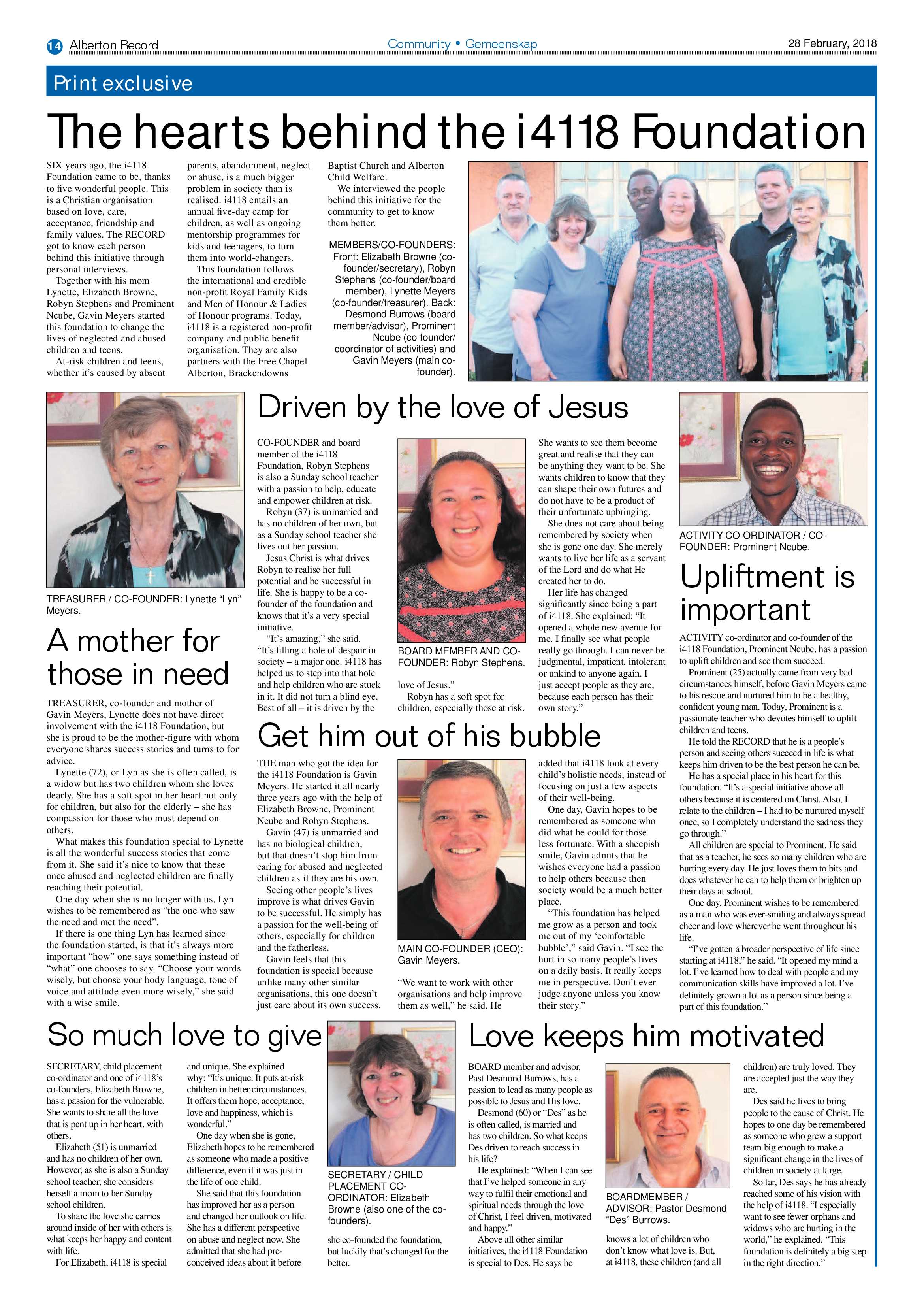 Alberton Record 28 February 2018 page 14