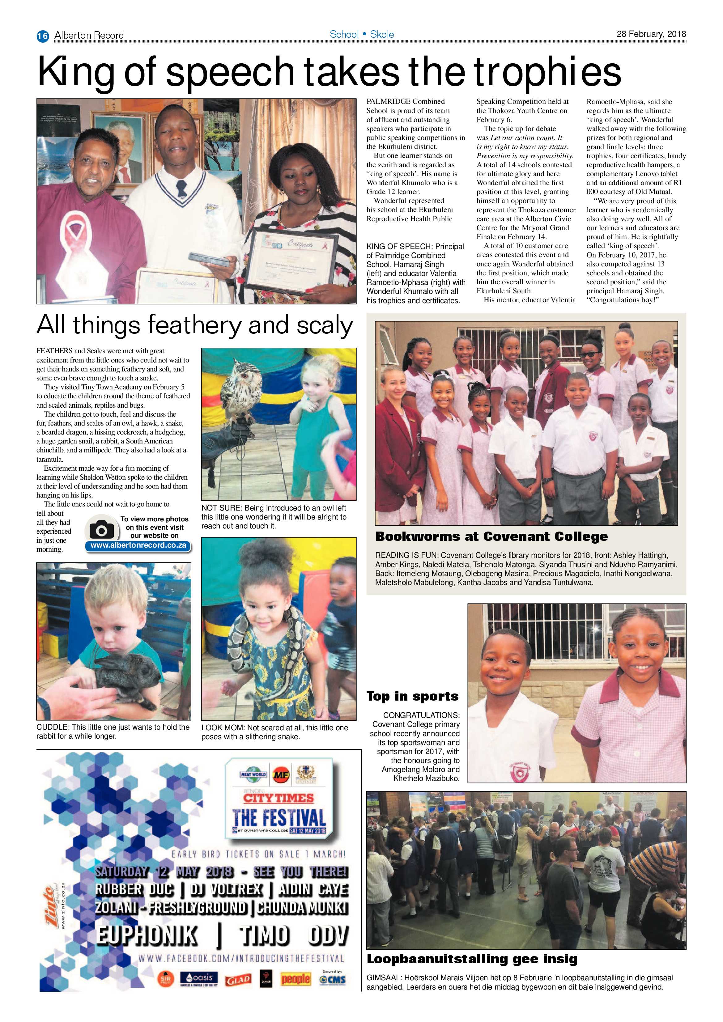 Alberton Record 28 February 2018 page 16