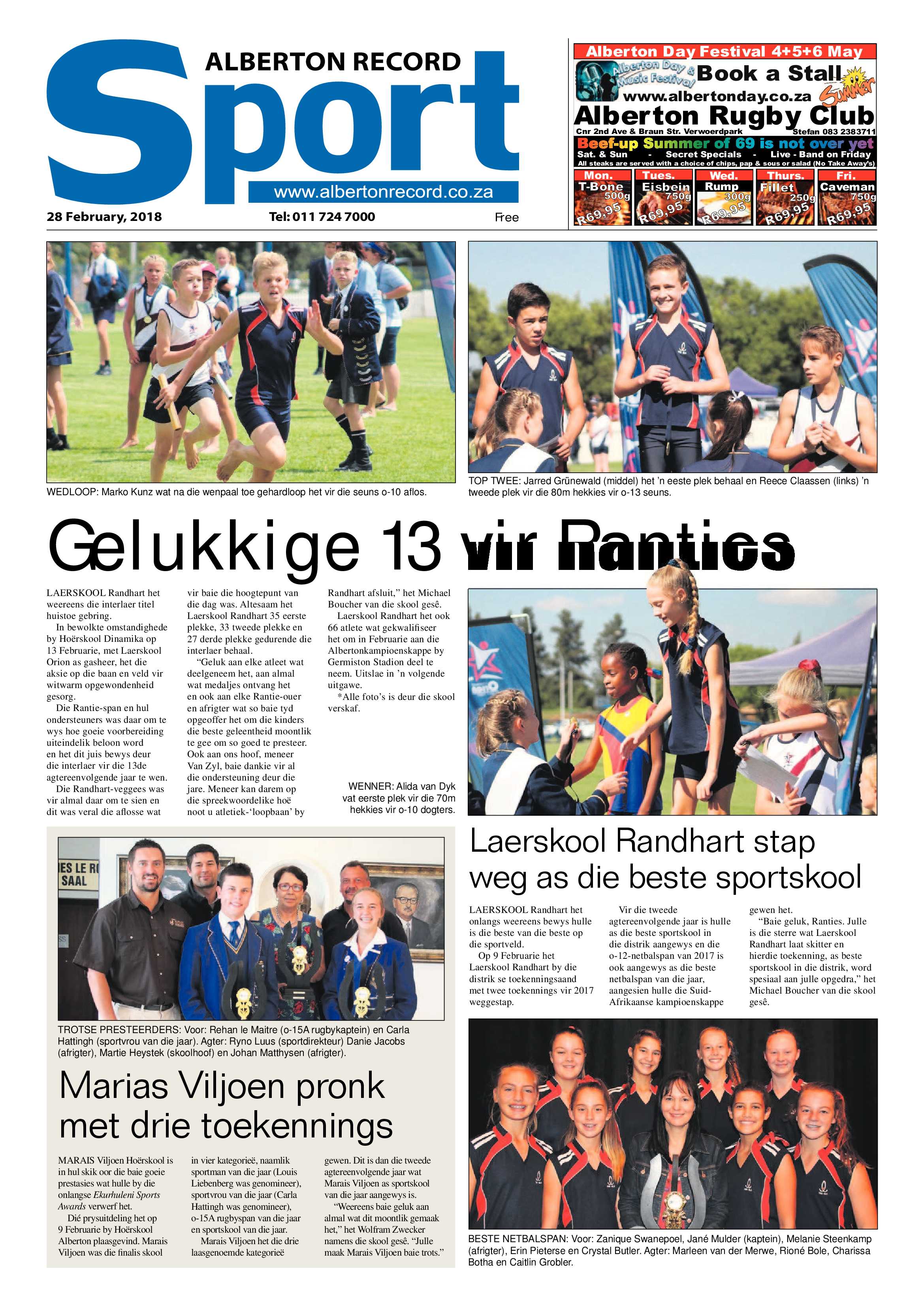 Alberton Record 28 February 2018 page 28