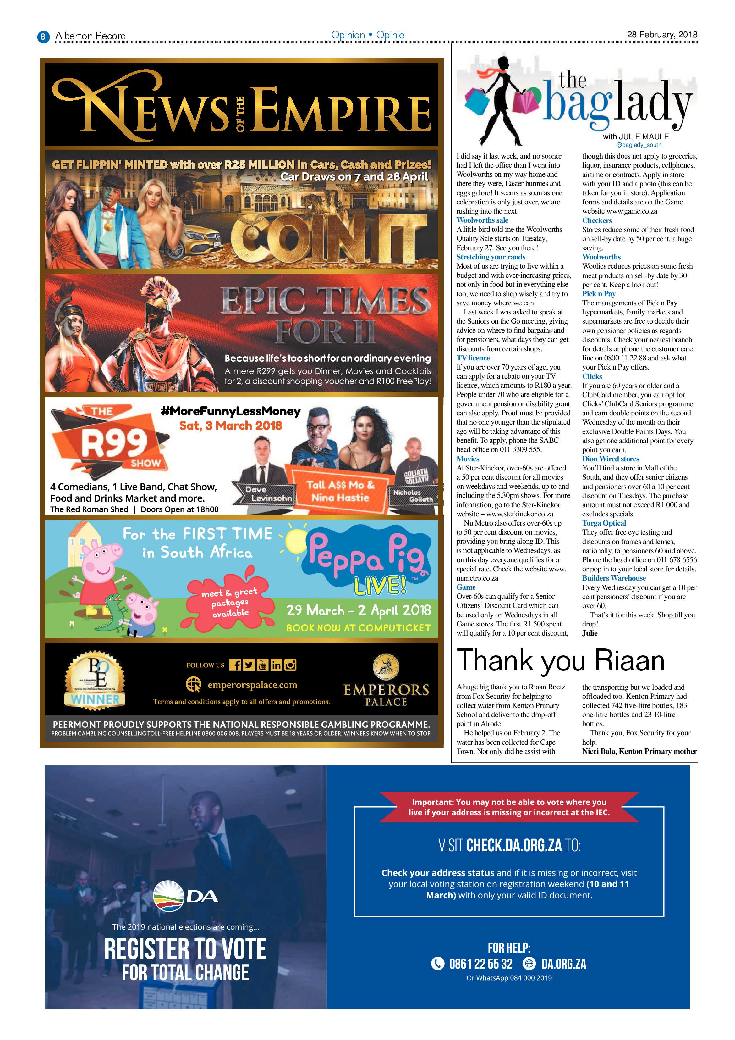 Alberton Record 28 February 2018 page 8