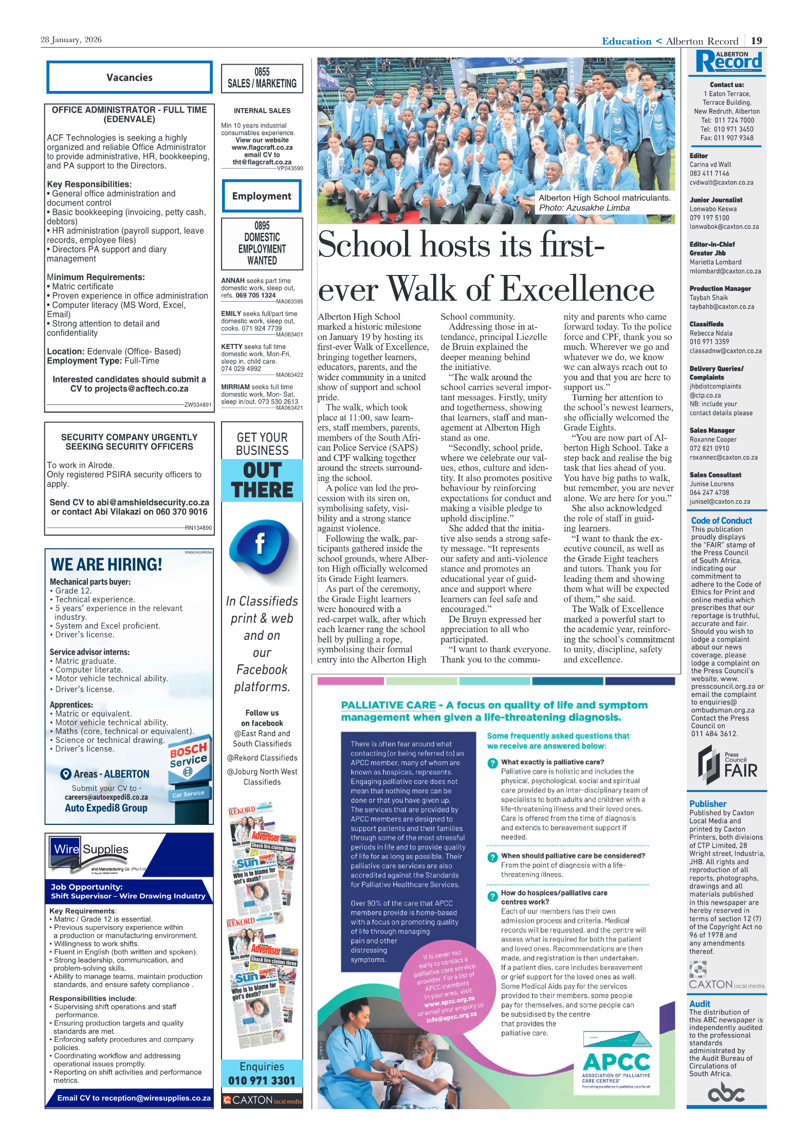 Alberton Record 28 January 2026 page 15