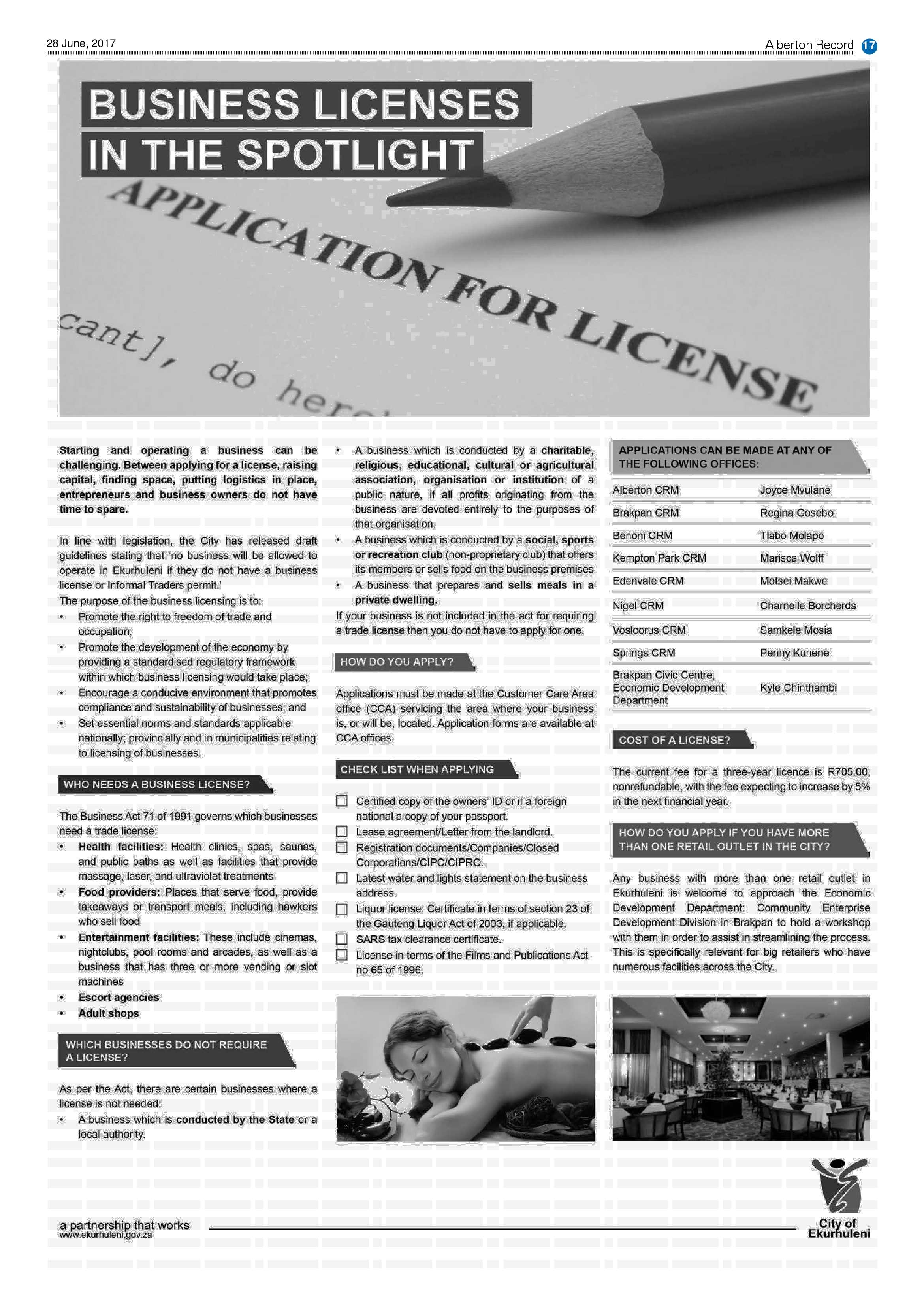 Alberton Record 28 June 2017 page 17