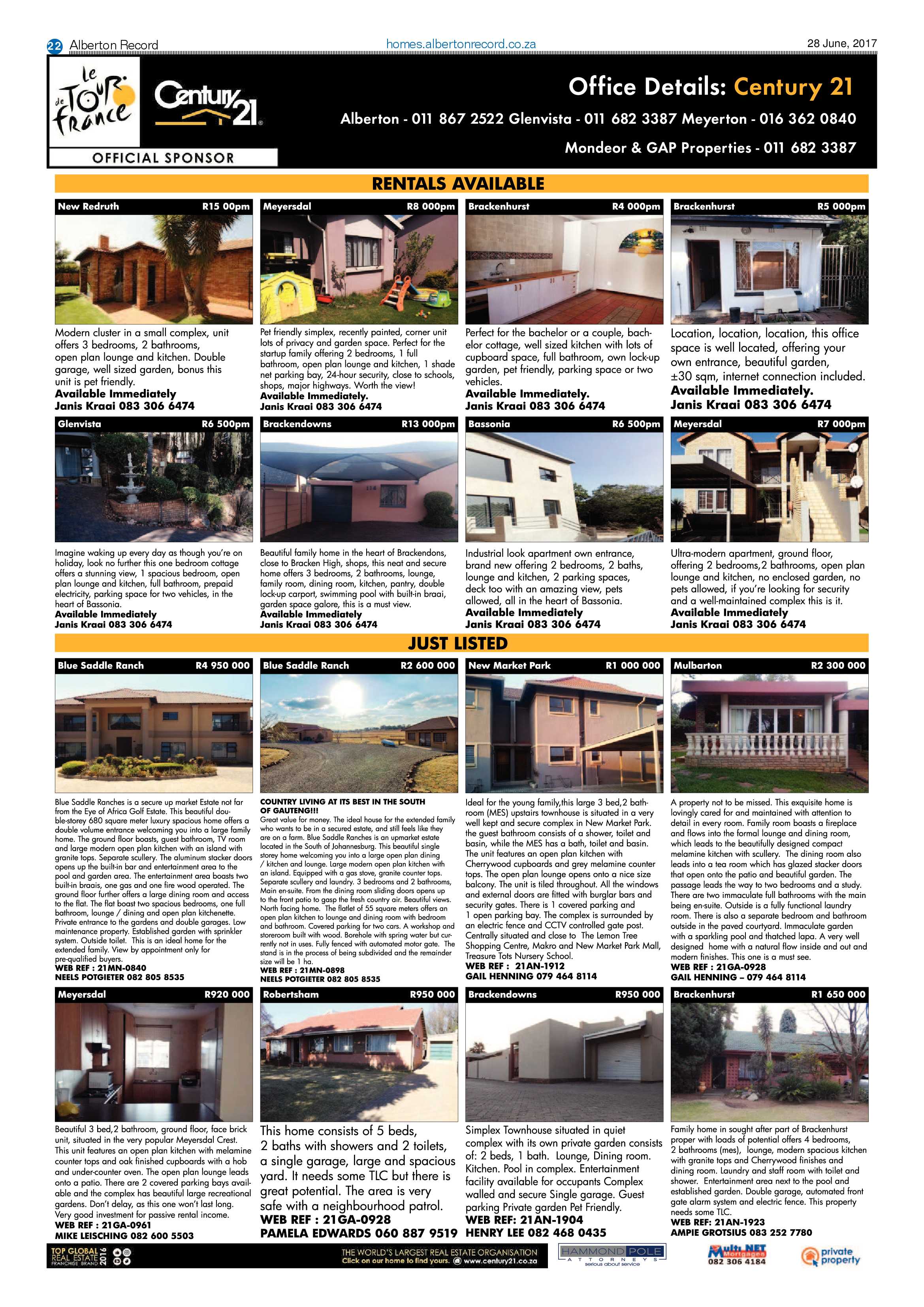 Alberton Record 28 June 2017 page 22