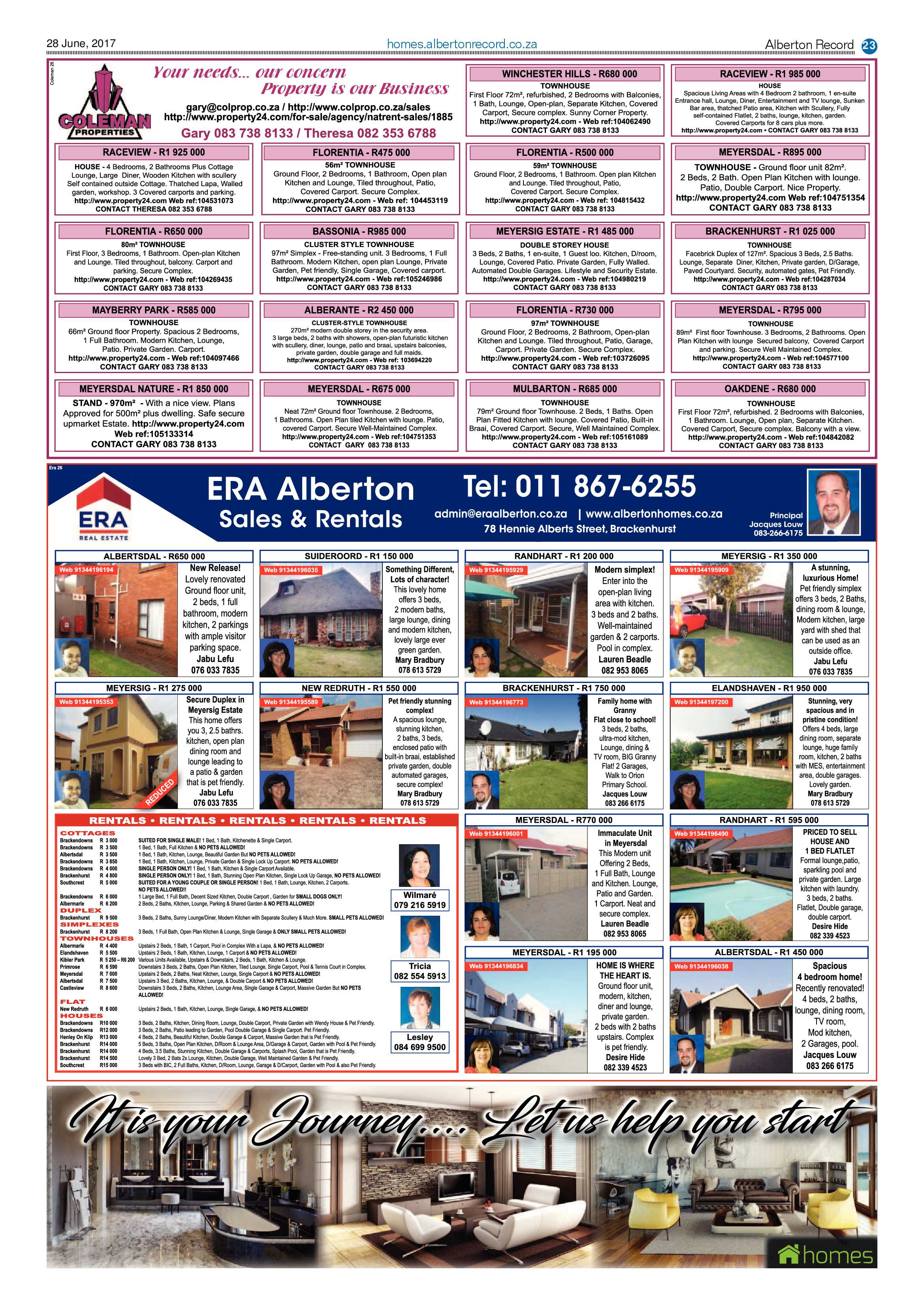 Alberton Record 28 June 2017 page 23