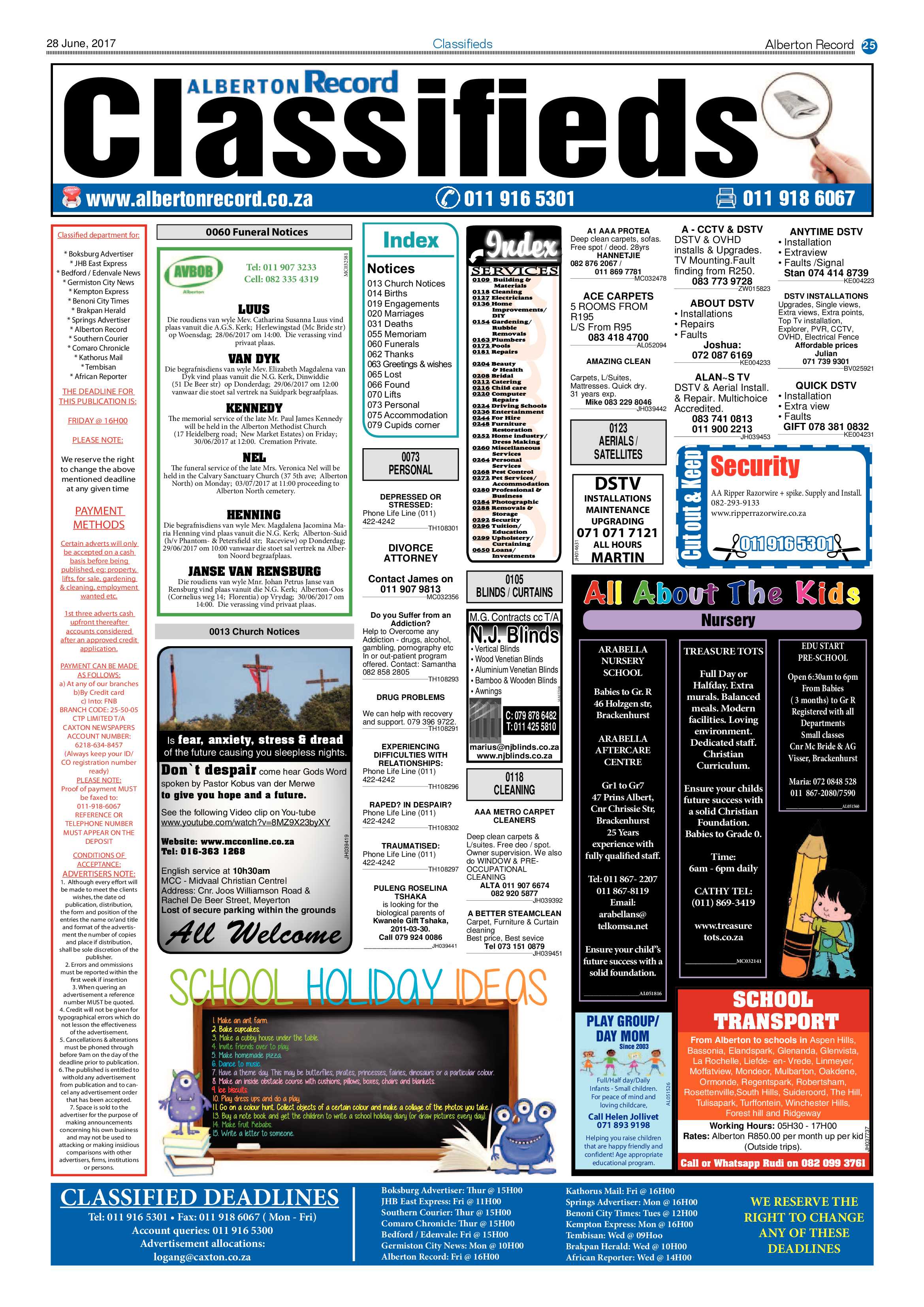 Alberton Record 28 June 2017 page 25