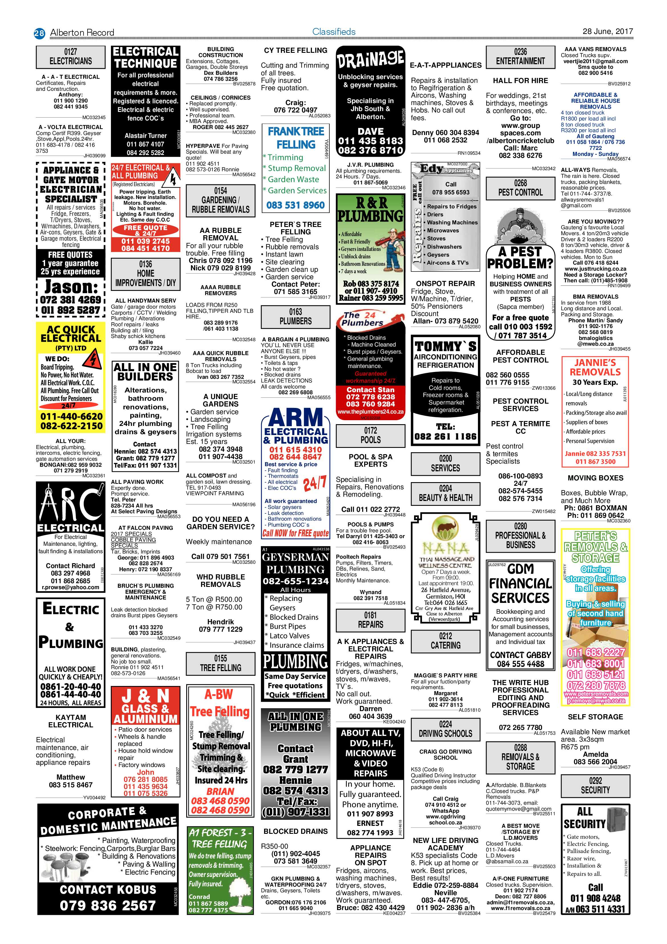 Alberton Record 28 June 2017 page 28