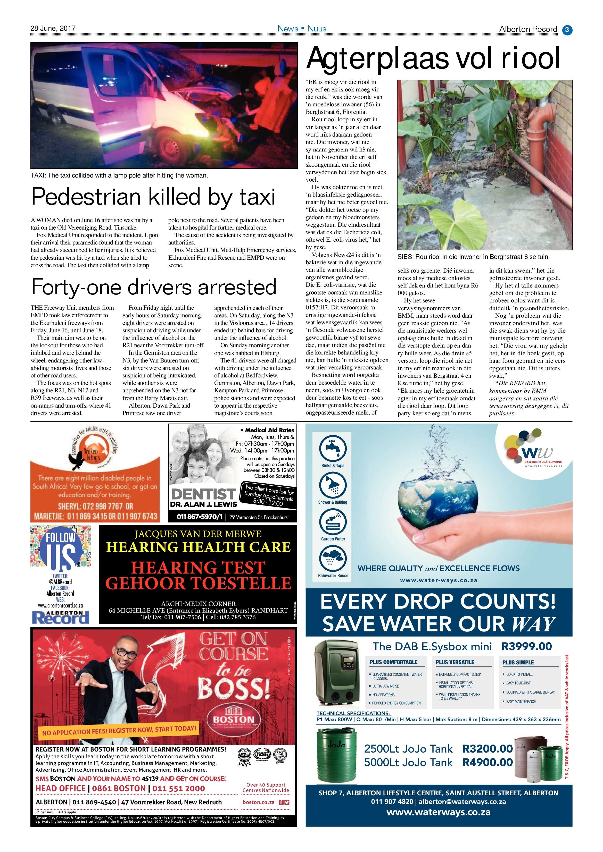 Alberton Record 28 June 2017 page 3