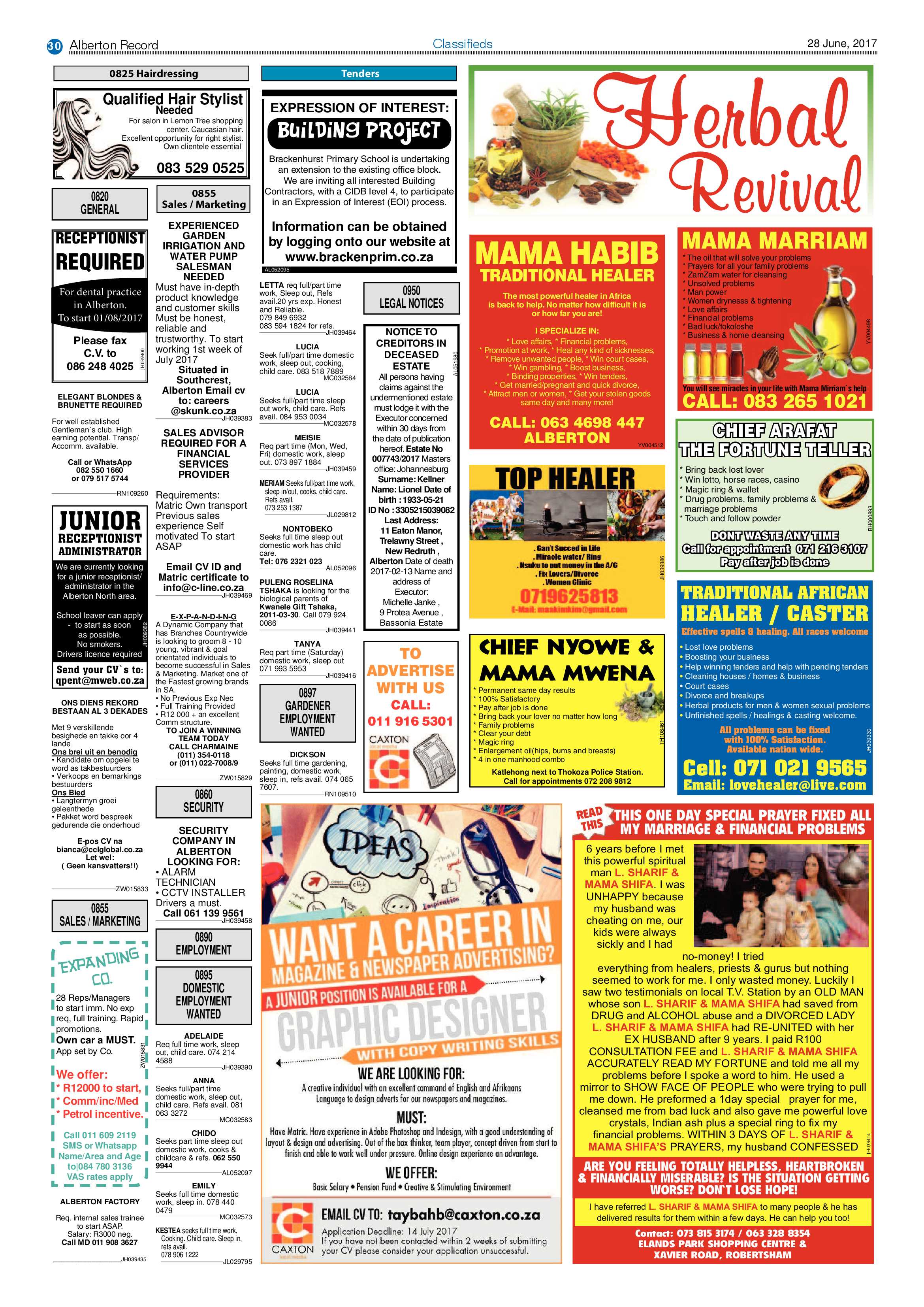 Alberton Record 28 June 2017 page 30