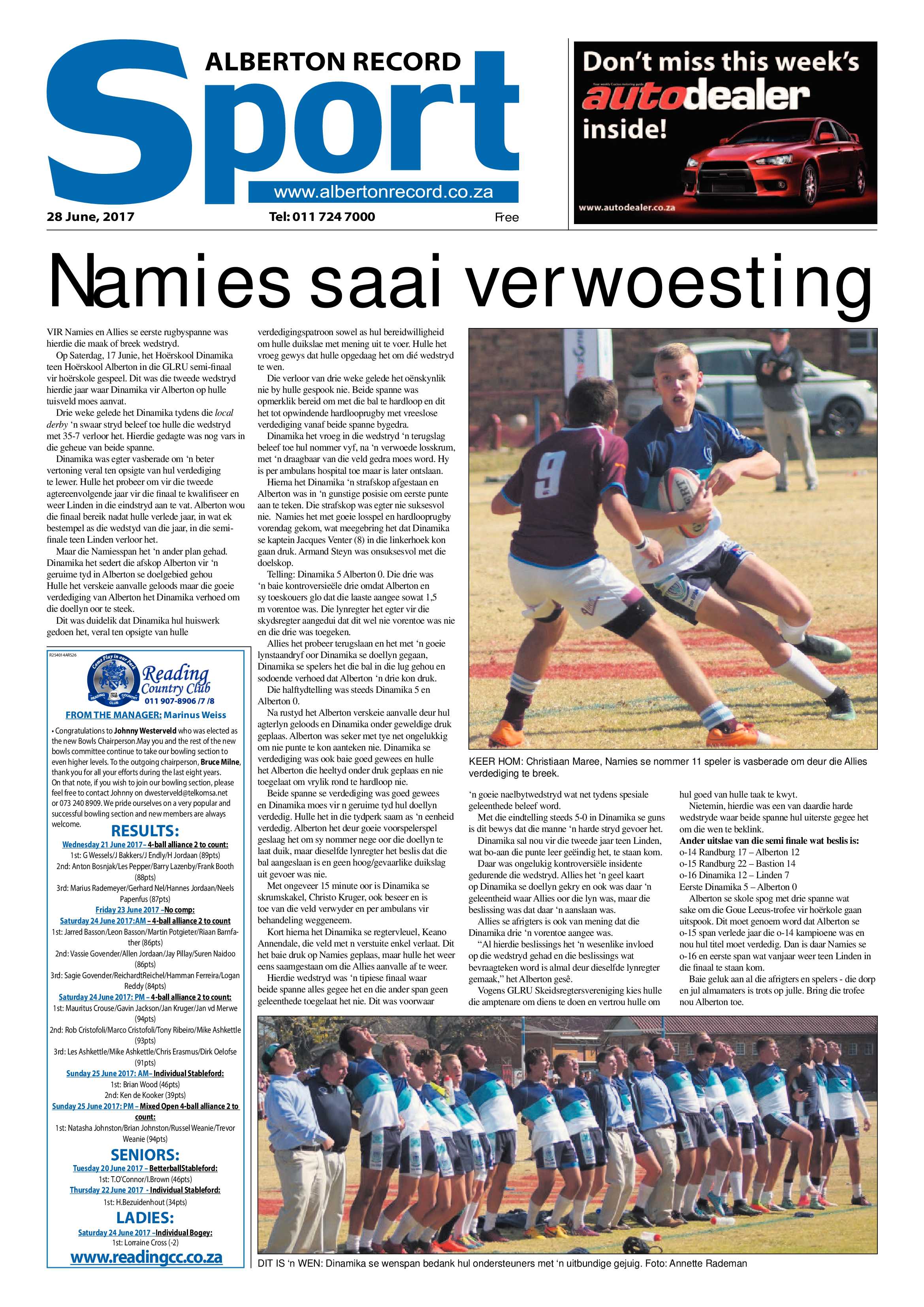 Alberton Record 28 June 2017 page 32
