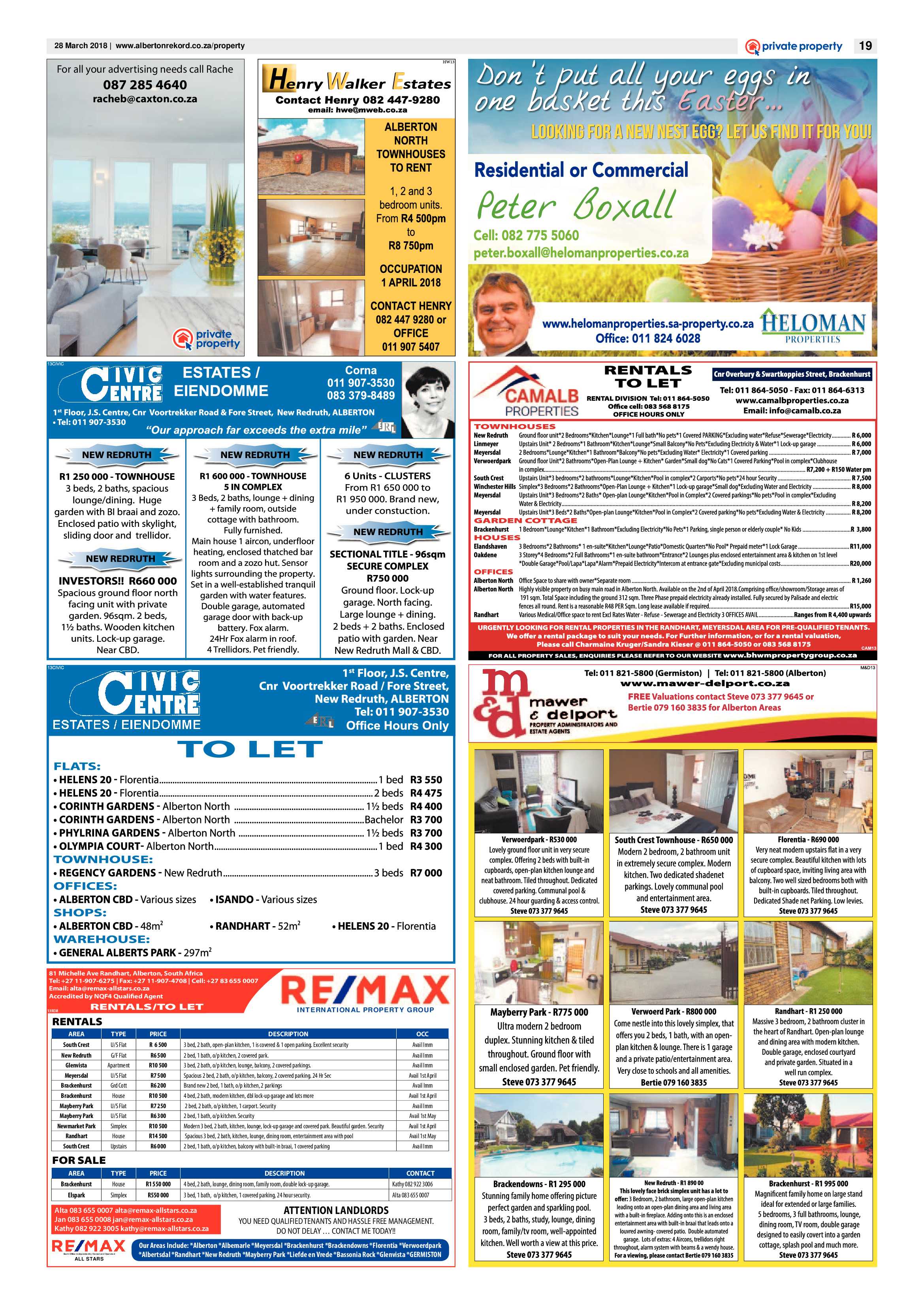 Alberton Record 28 March 2018 page 19