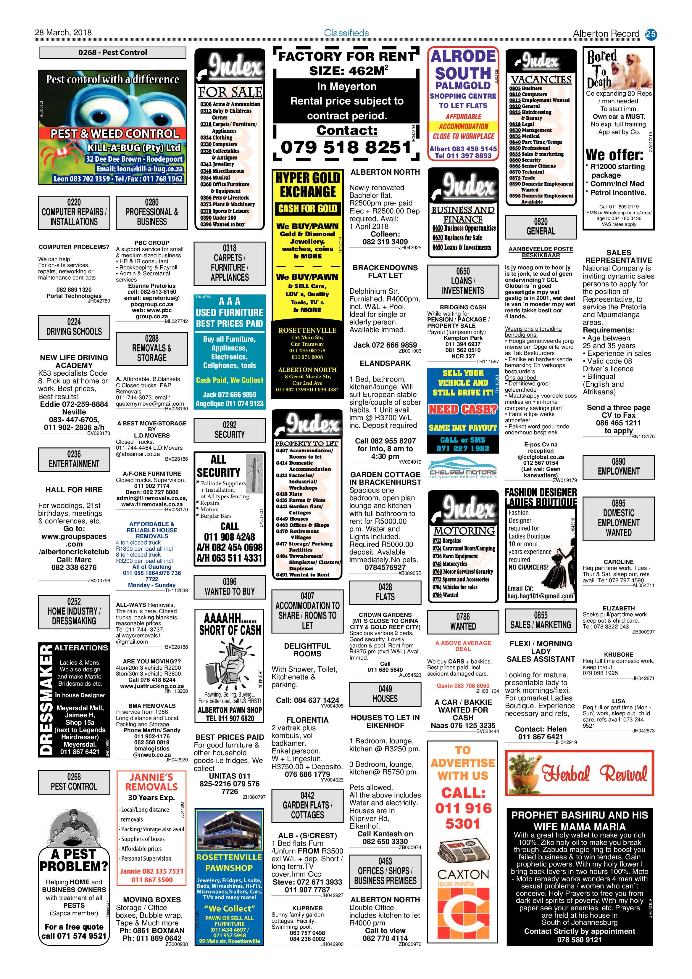 Alberton Record 28 March 2018 page 25