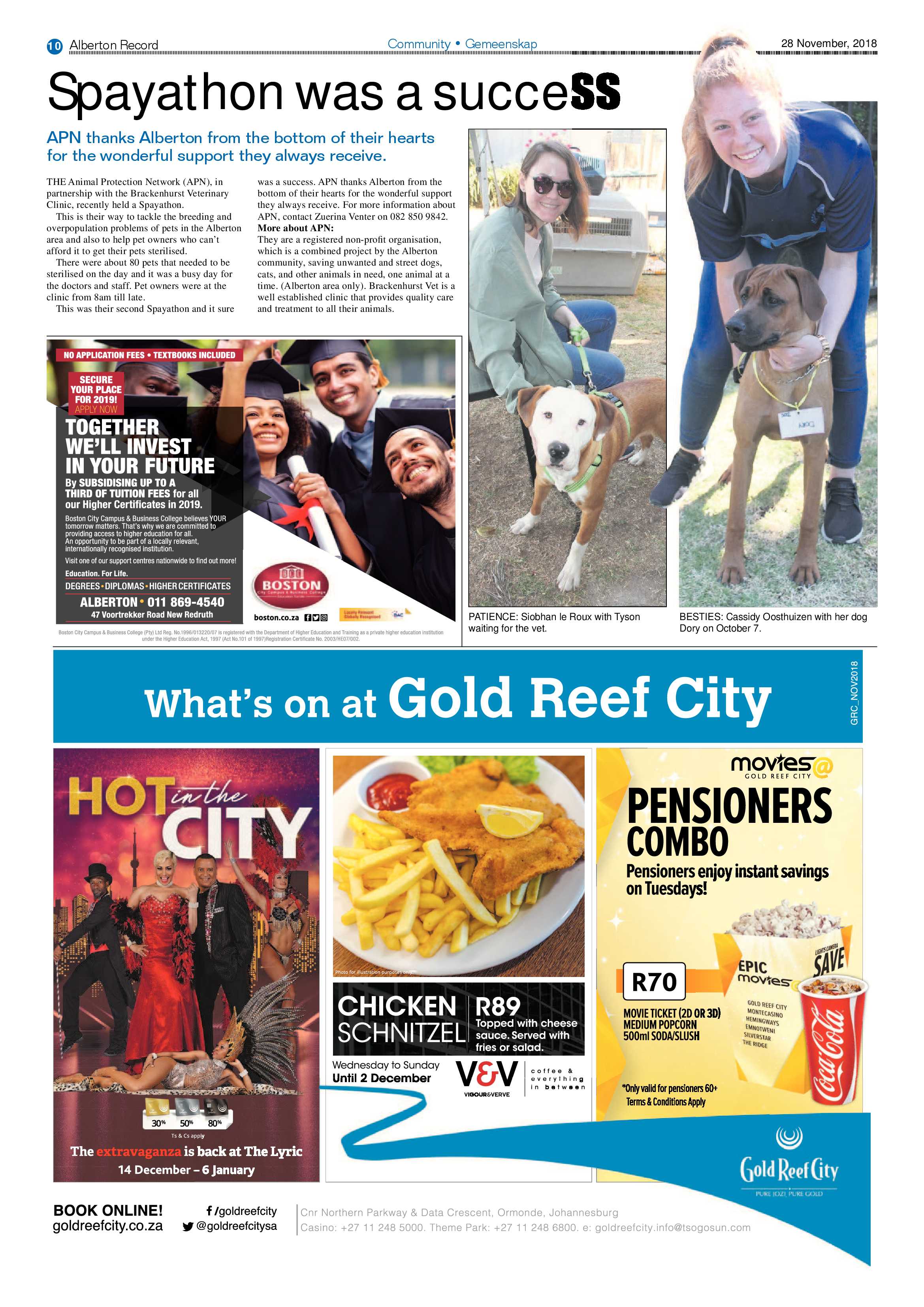 Alberton Record 28 November 2018 page 10