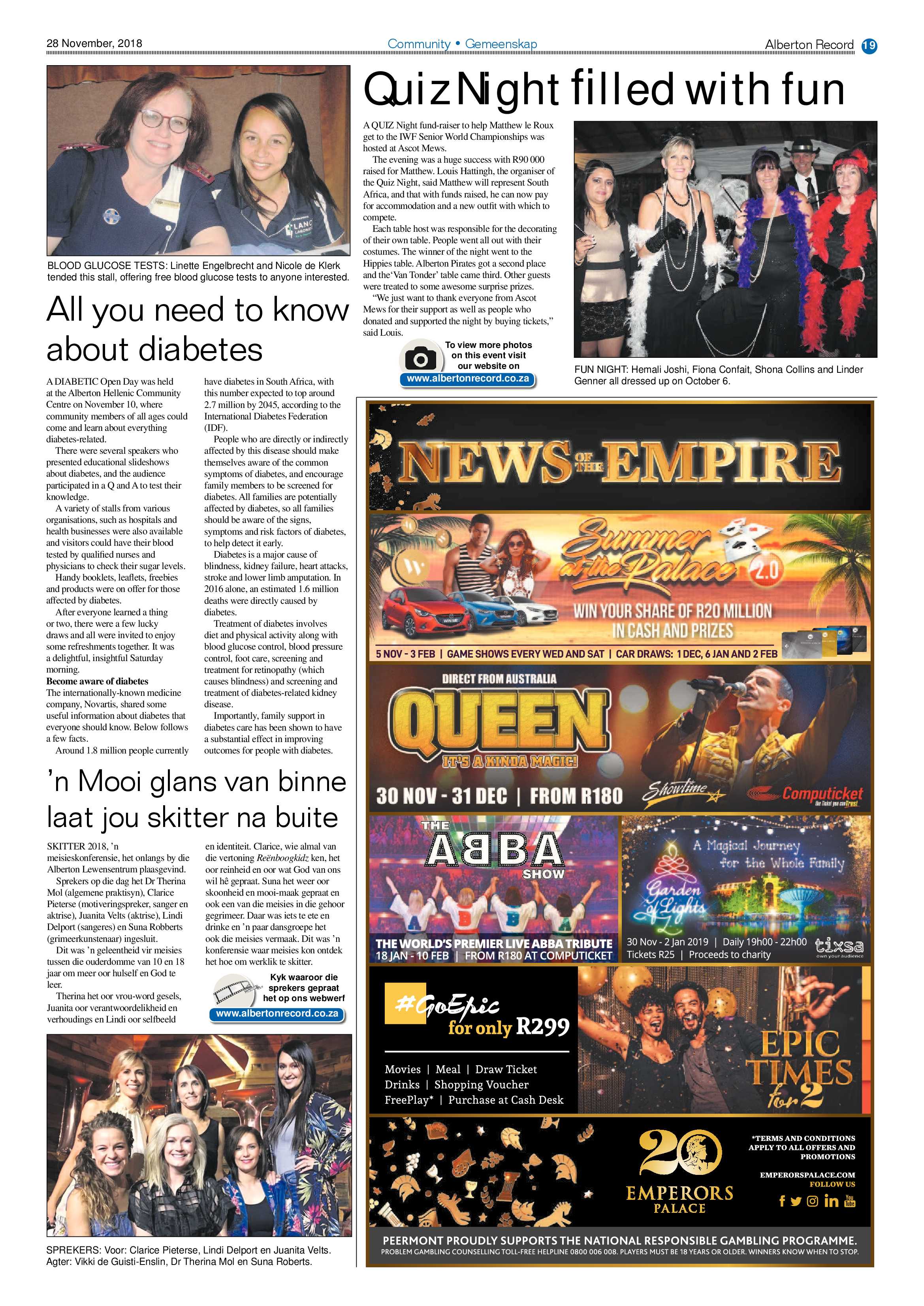 Alberton Record 28 November 2018 page 19