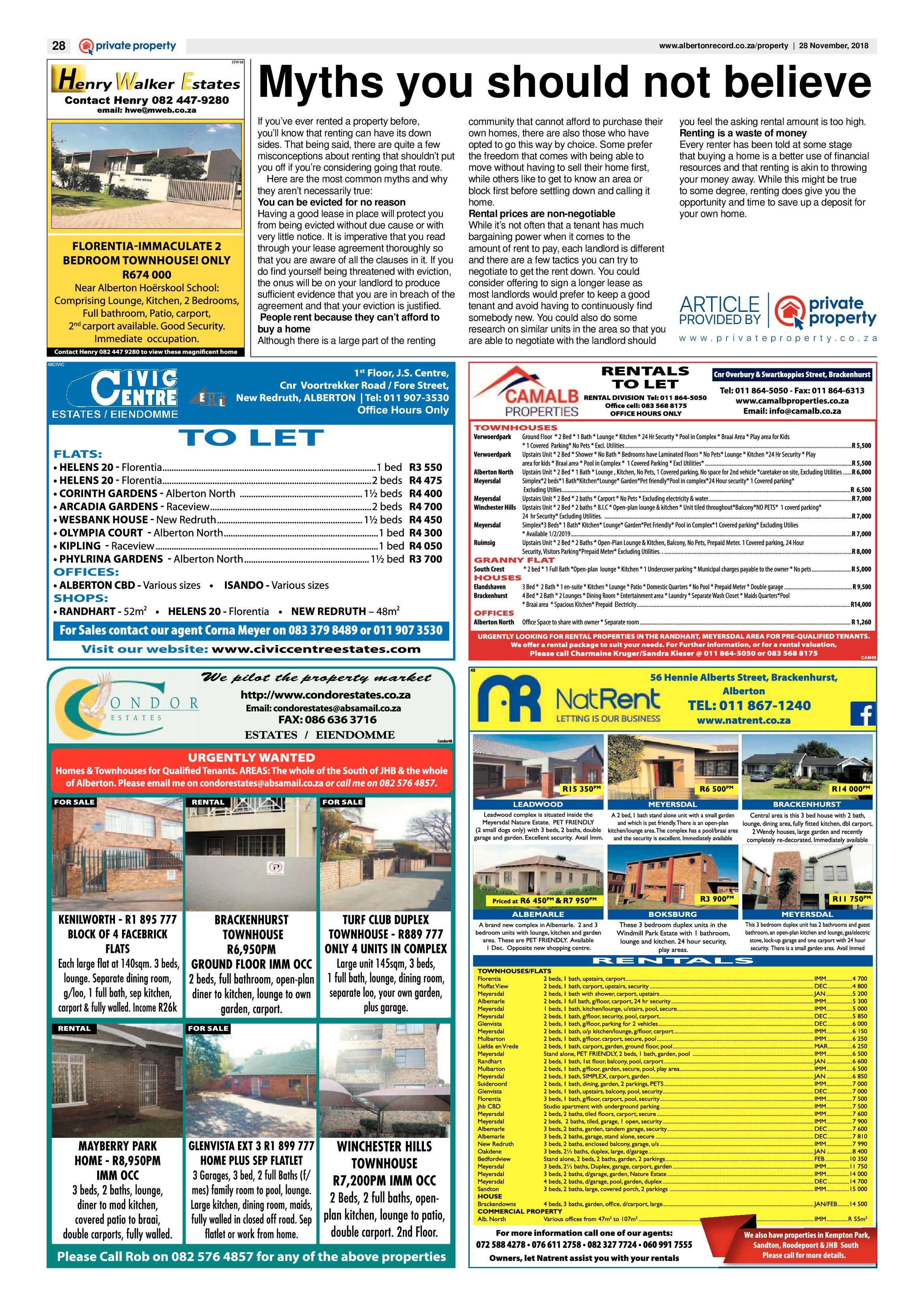 Alberton Record 28 November 2018 page 28