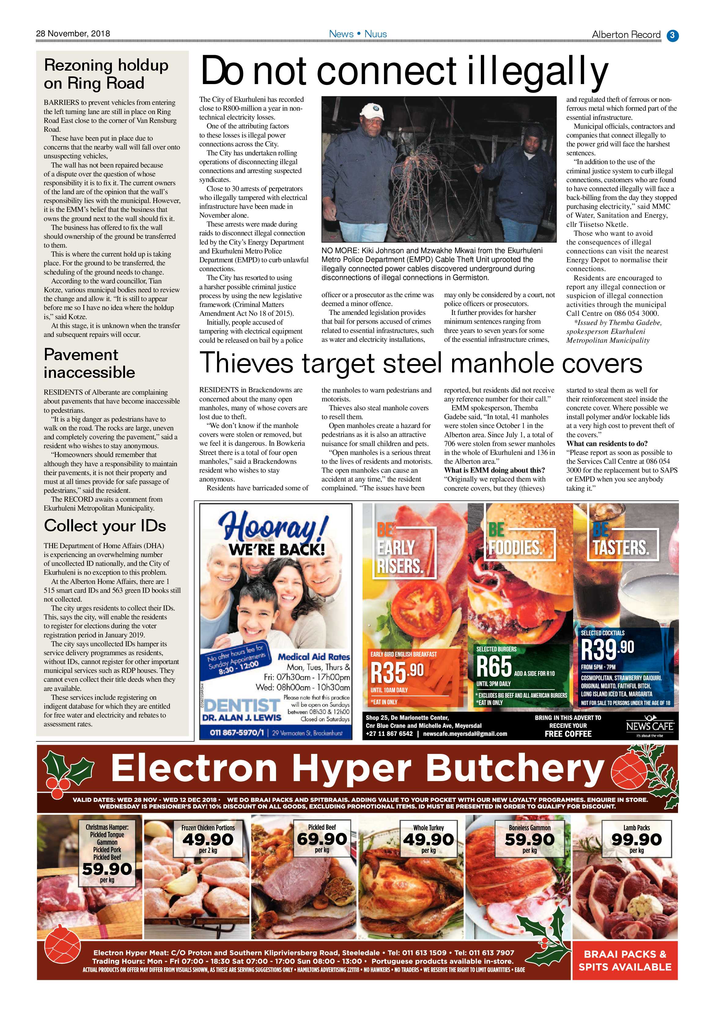 Alberton Record 28 November 2018 page 3