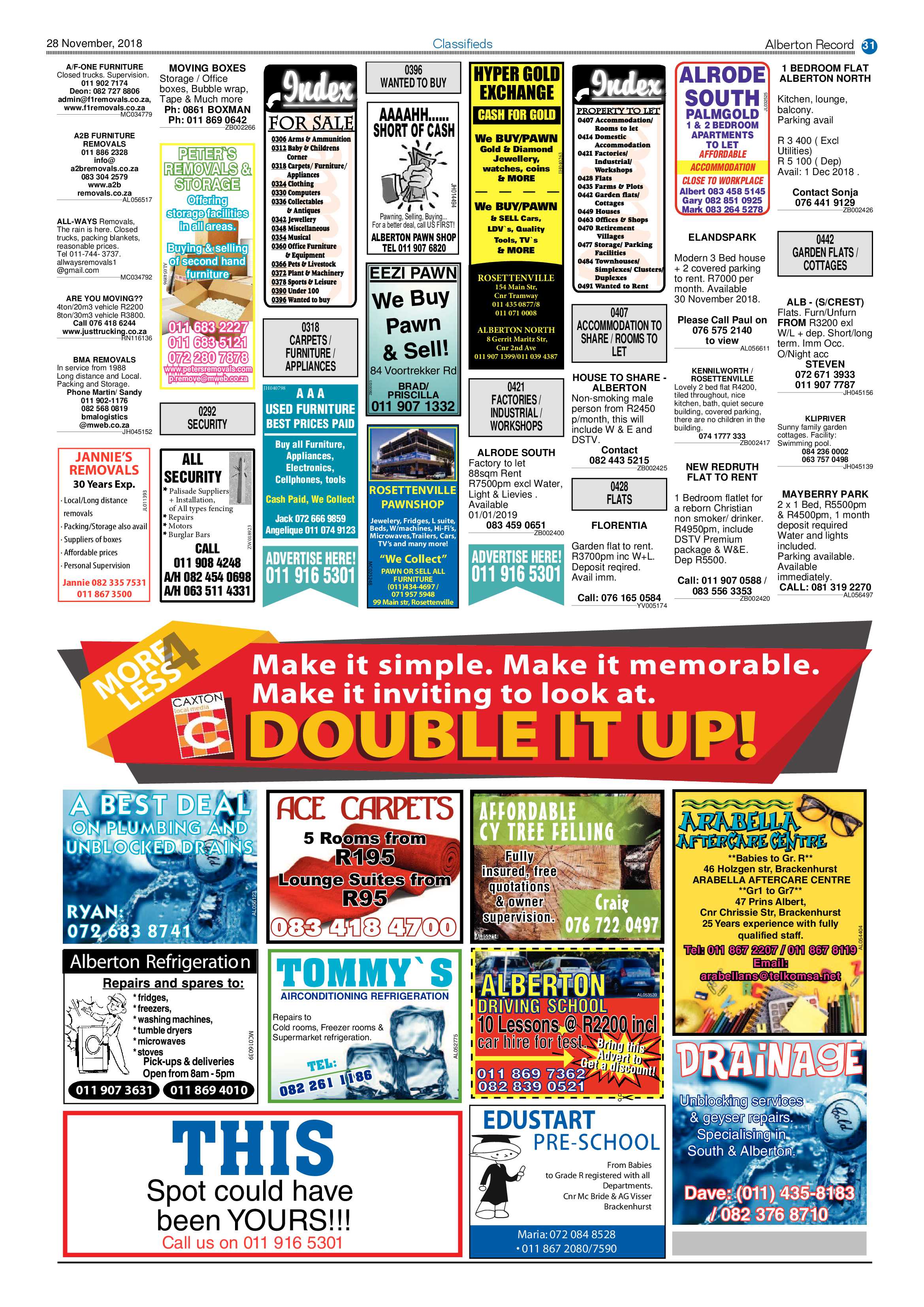Alberton Record 28 November 2018 page 31
