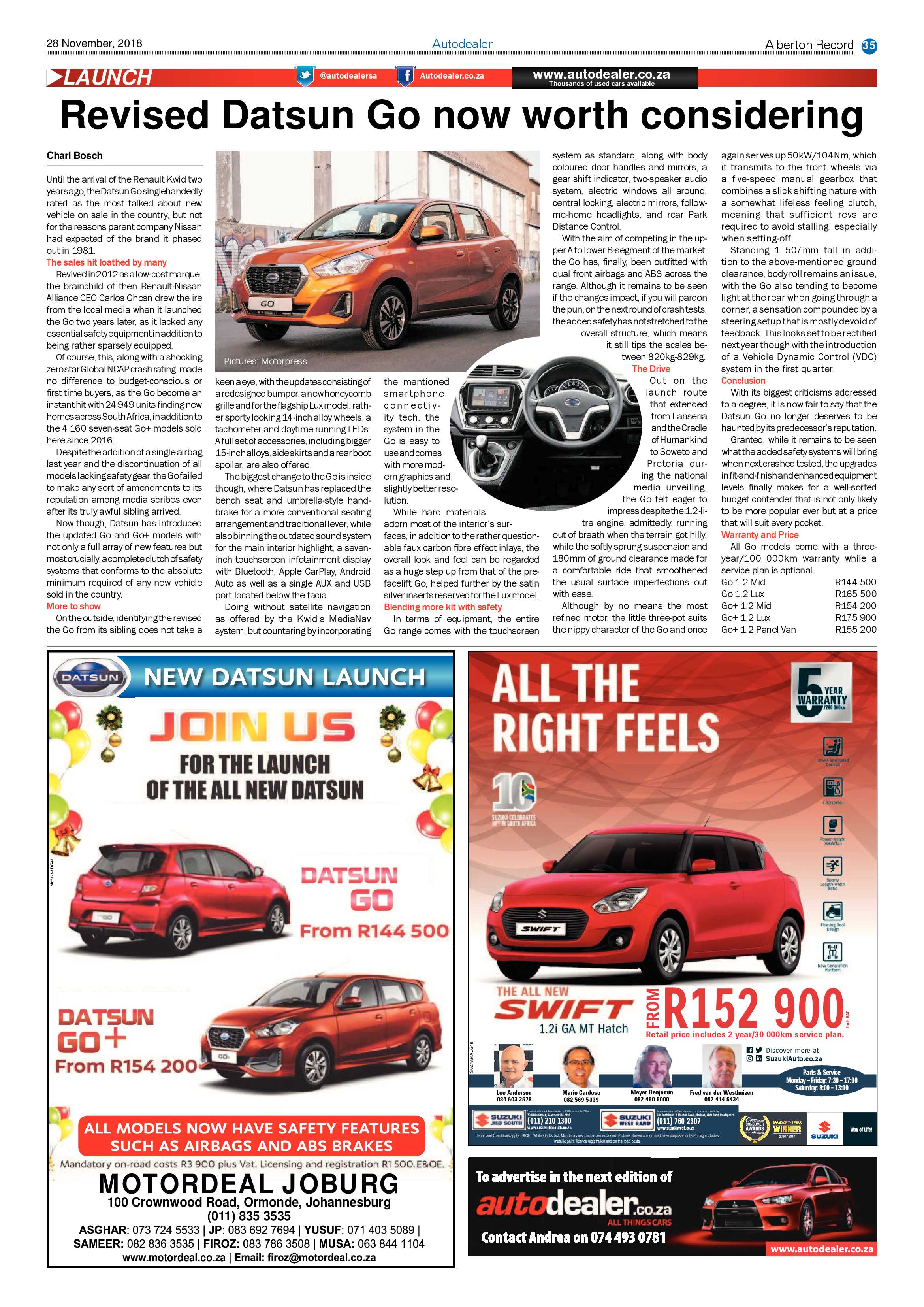 Alberton Record 28 November 2018 page 35