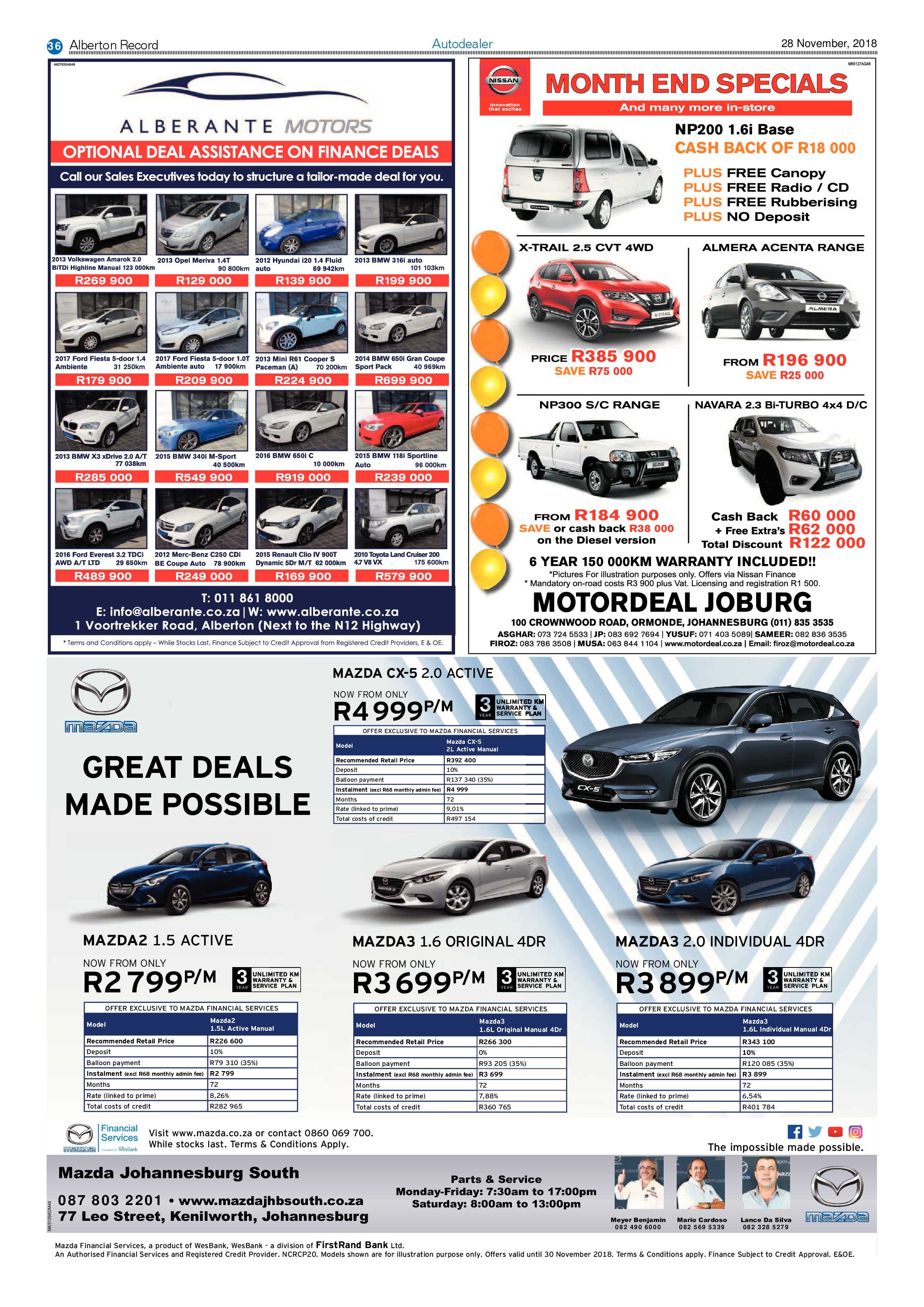 Alberton Record 28 November 2018 page 36