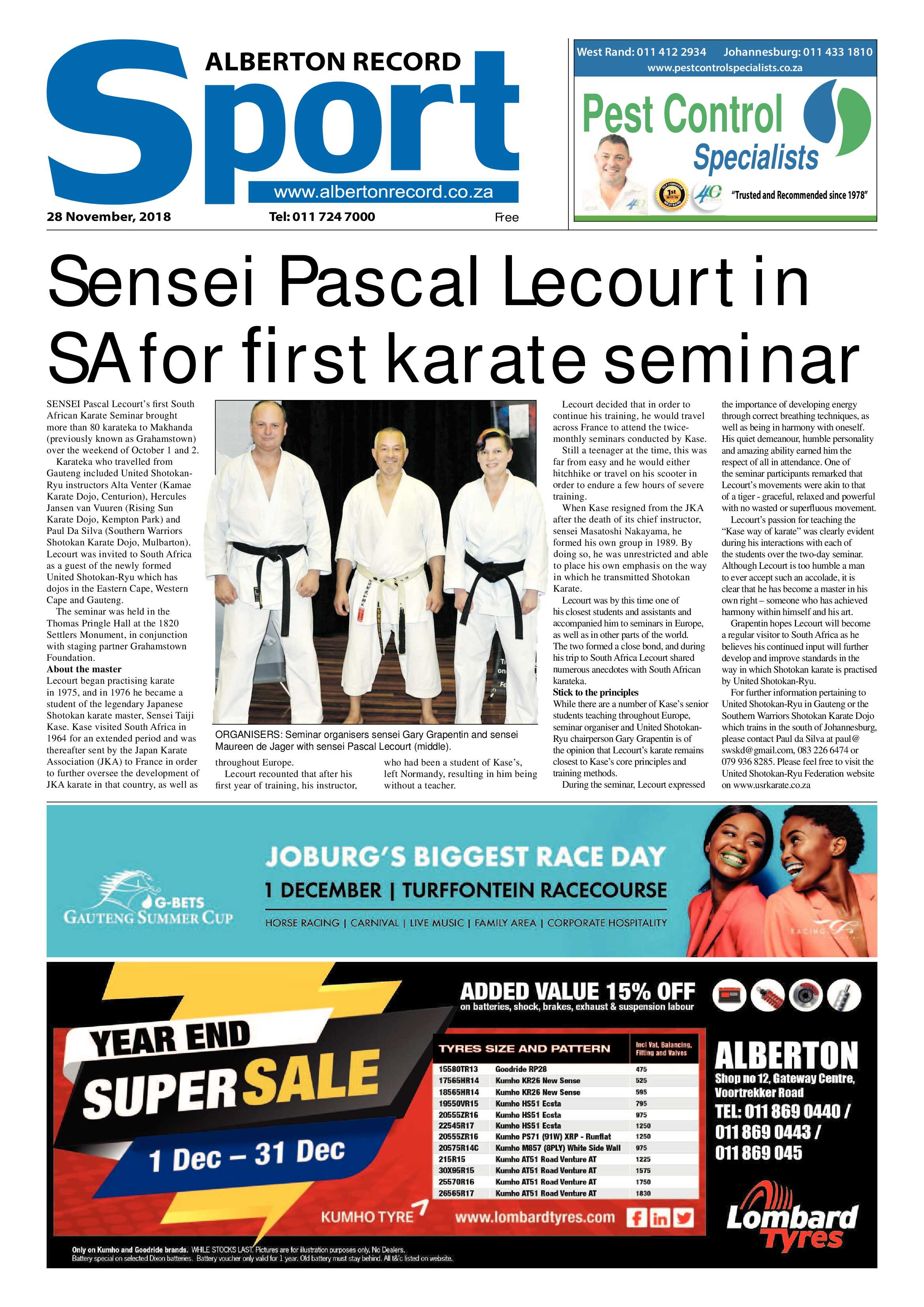 Alberton Record 28 November 2018 page 40