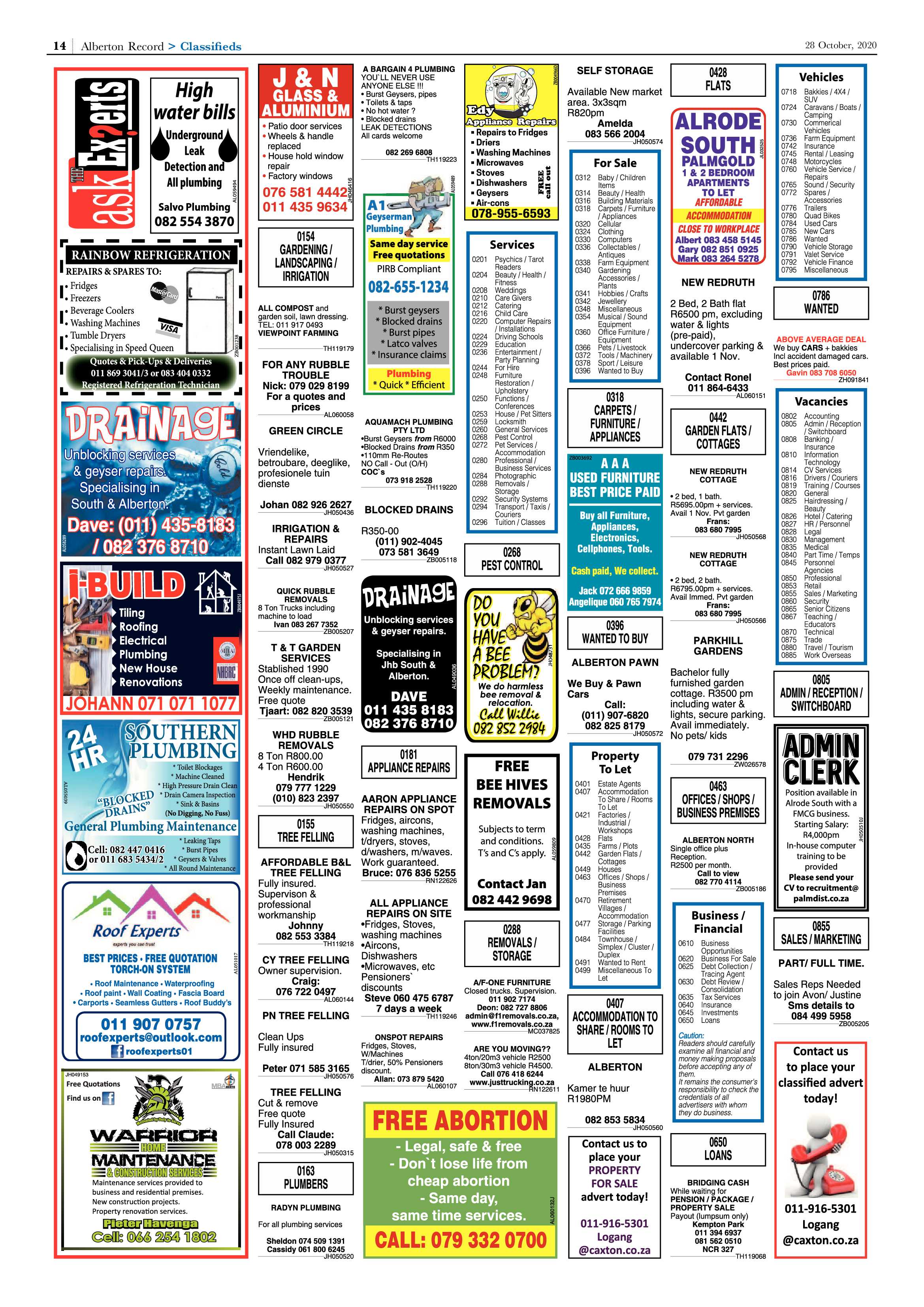 Alberton Record 28 October 2020 page 14