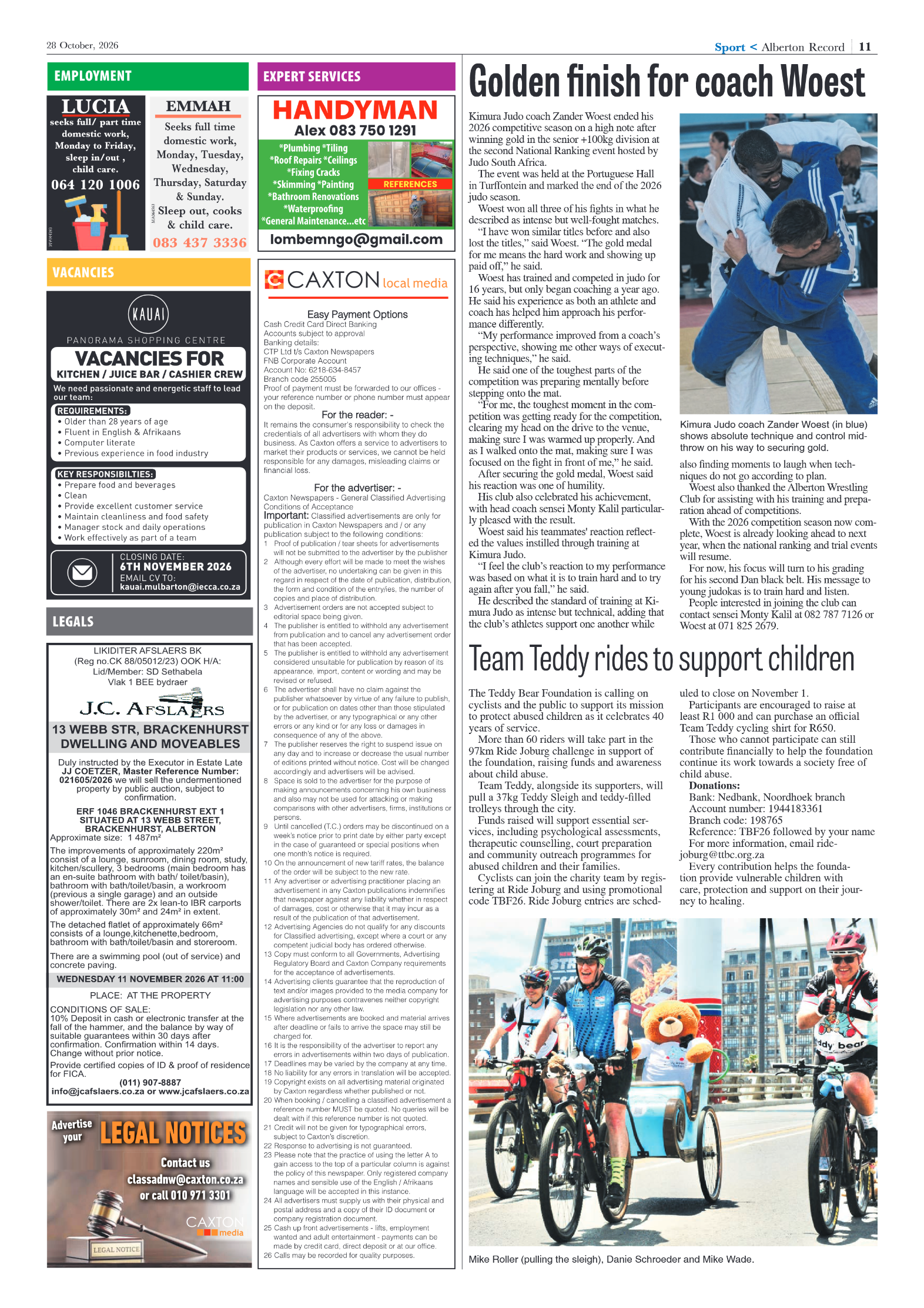 Alberton Record 28 October 2026 page 11