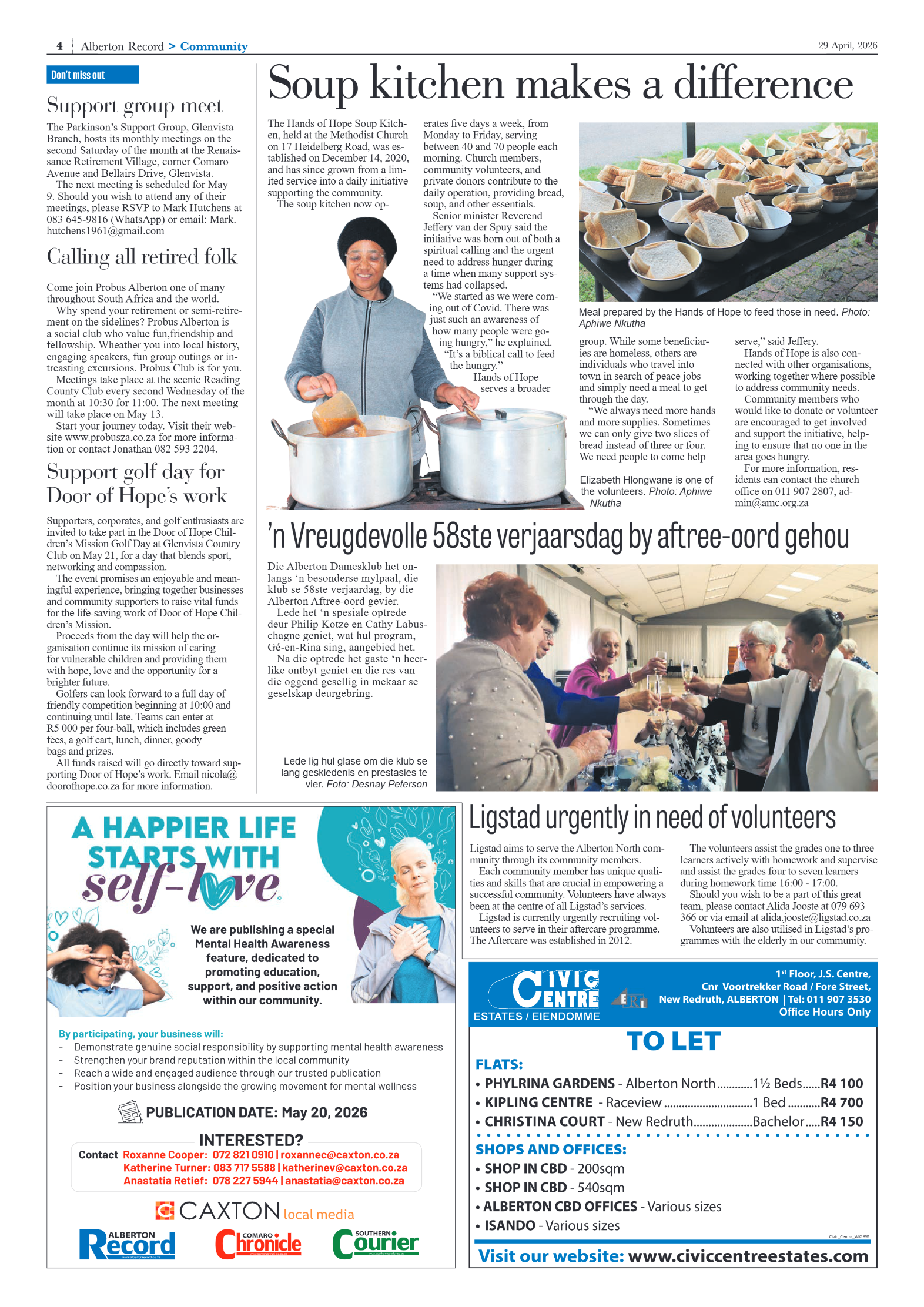 Alberton Record 29 April 2026 page 4