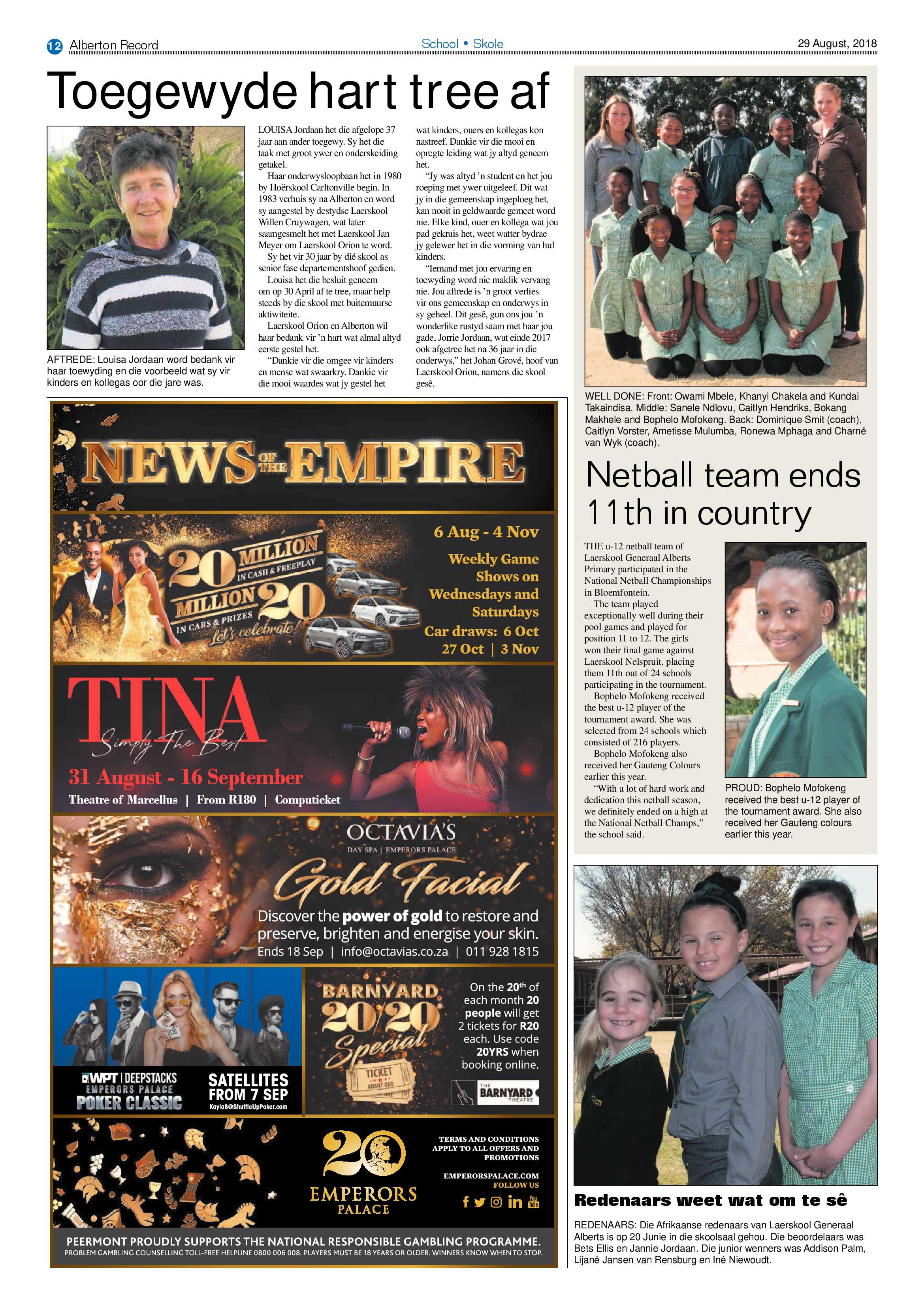 Alberton Record 29 August 2018 page 12
