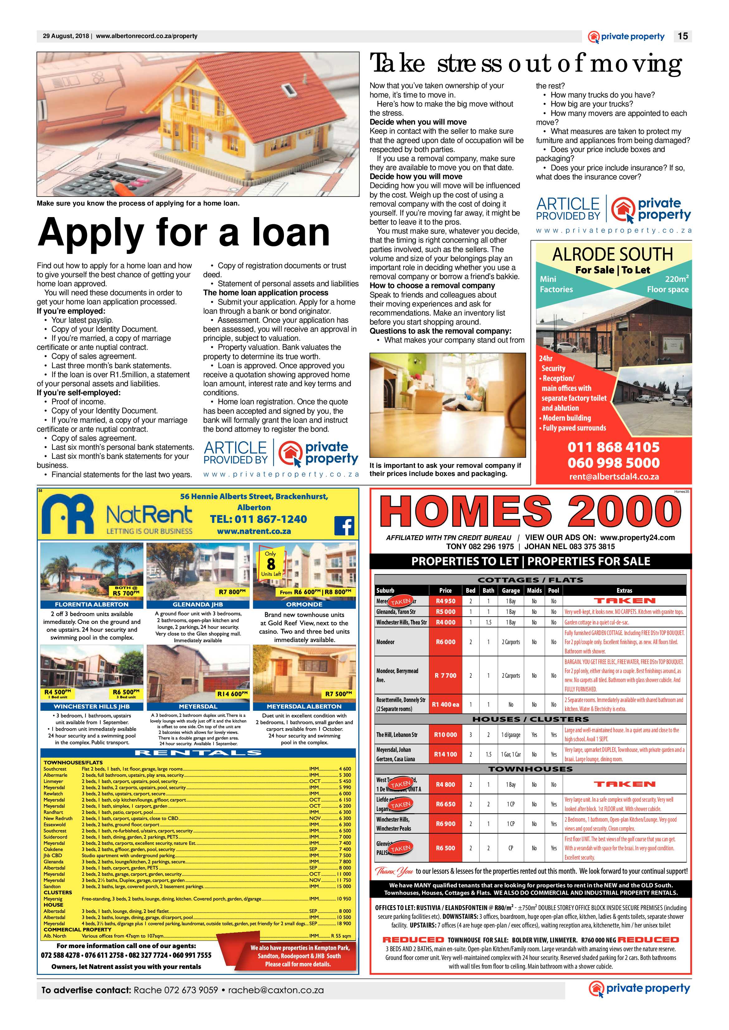 Alberton Record 29 August 2018 page 15