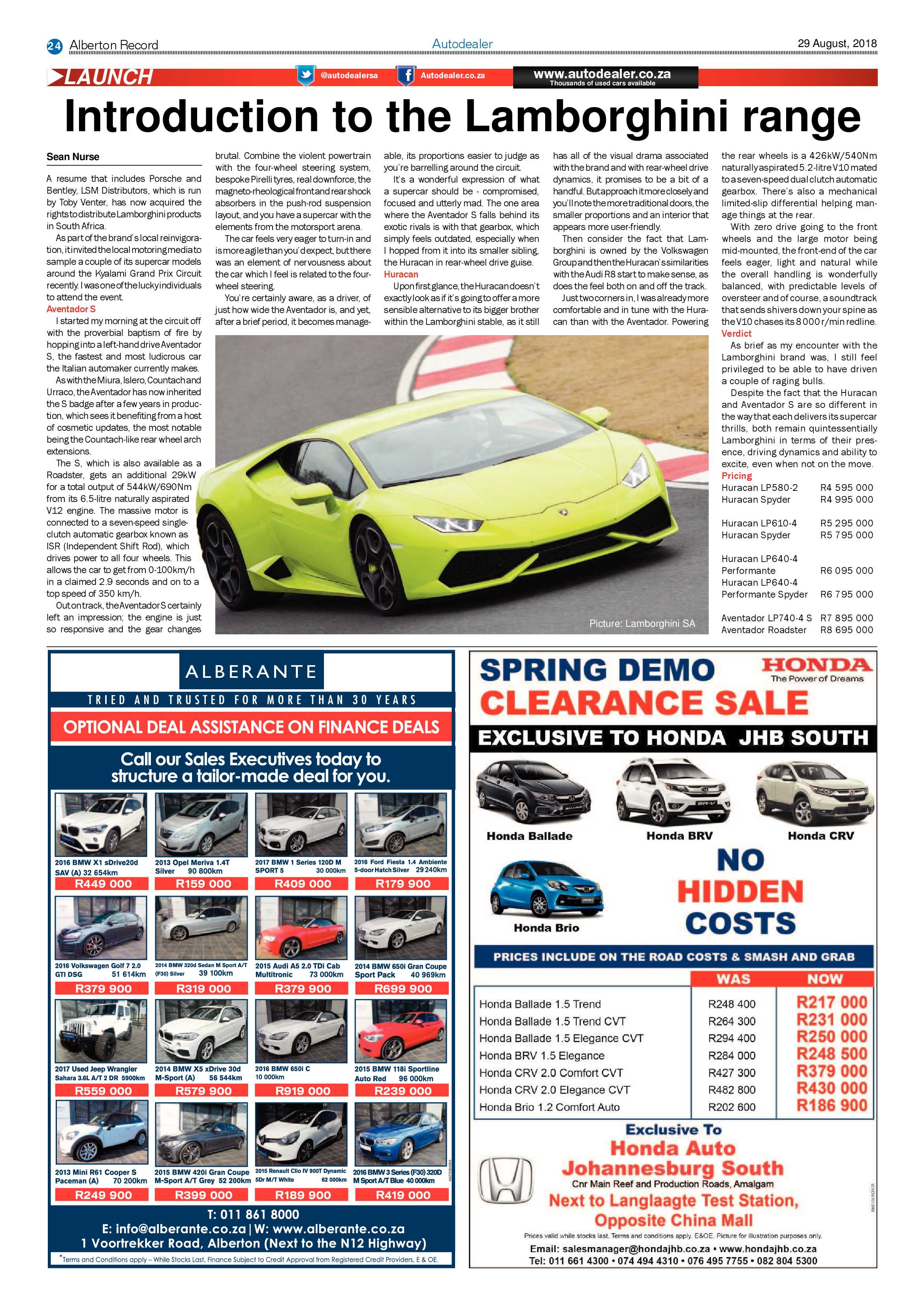 Alberton Record 29 August 2018 page 24