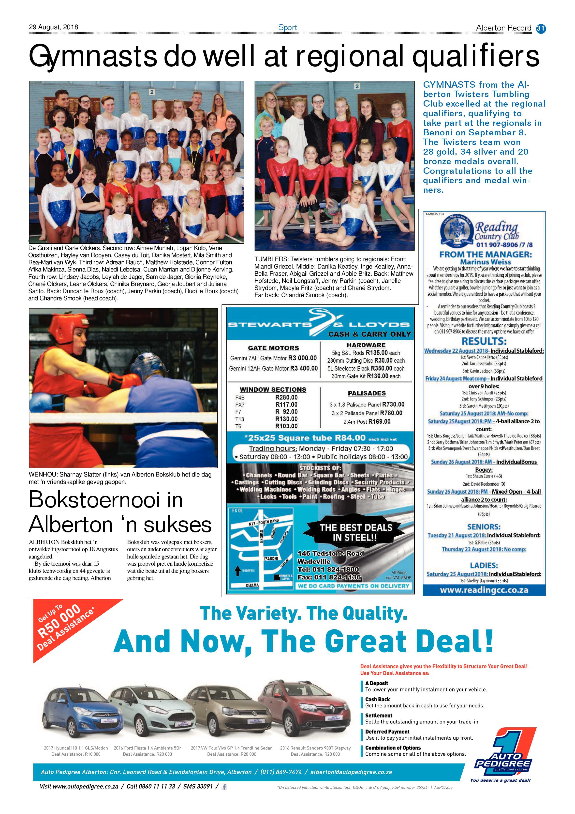 Alberton Record 29 August 2018 page 31