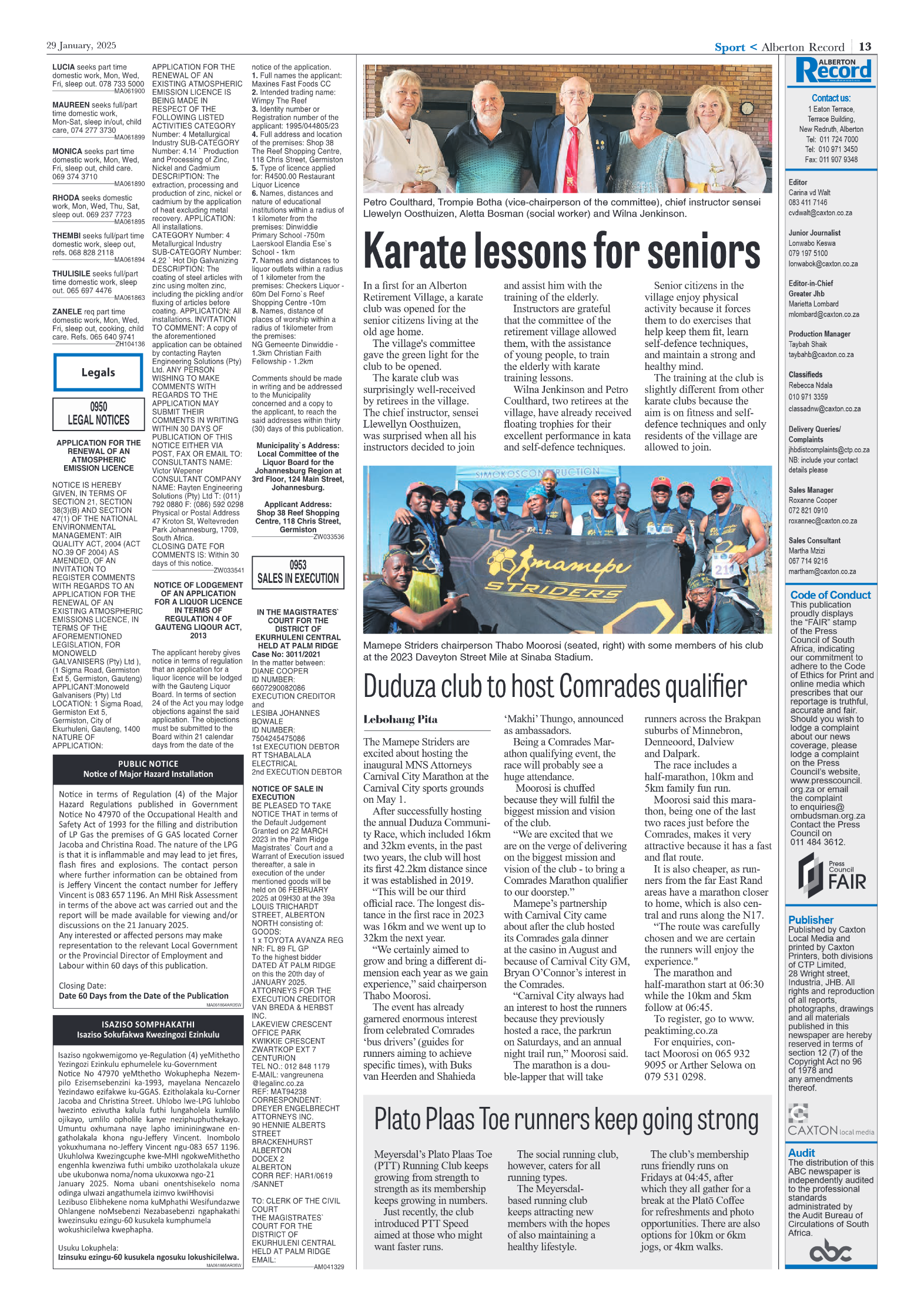 Alberton Record 29 January 2025 page 15