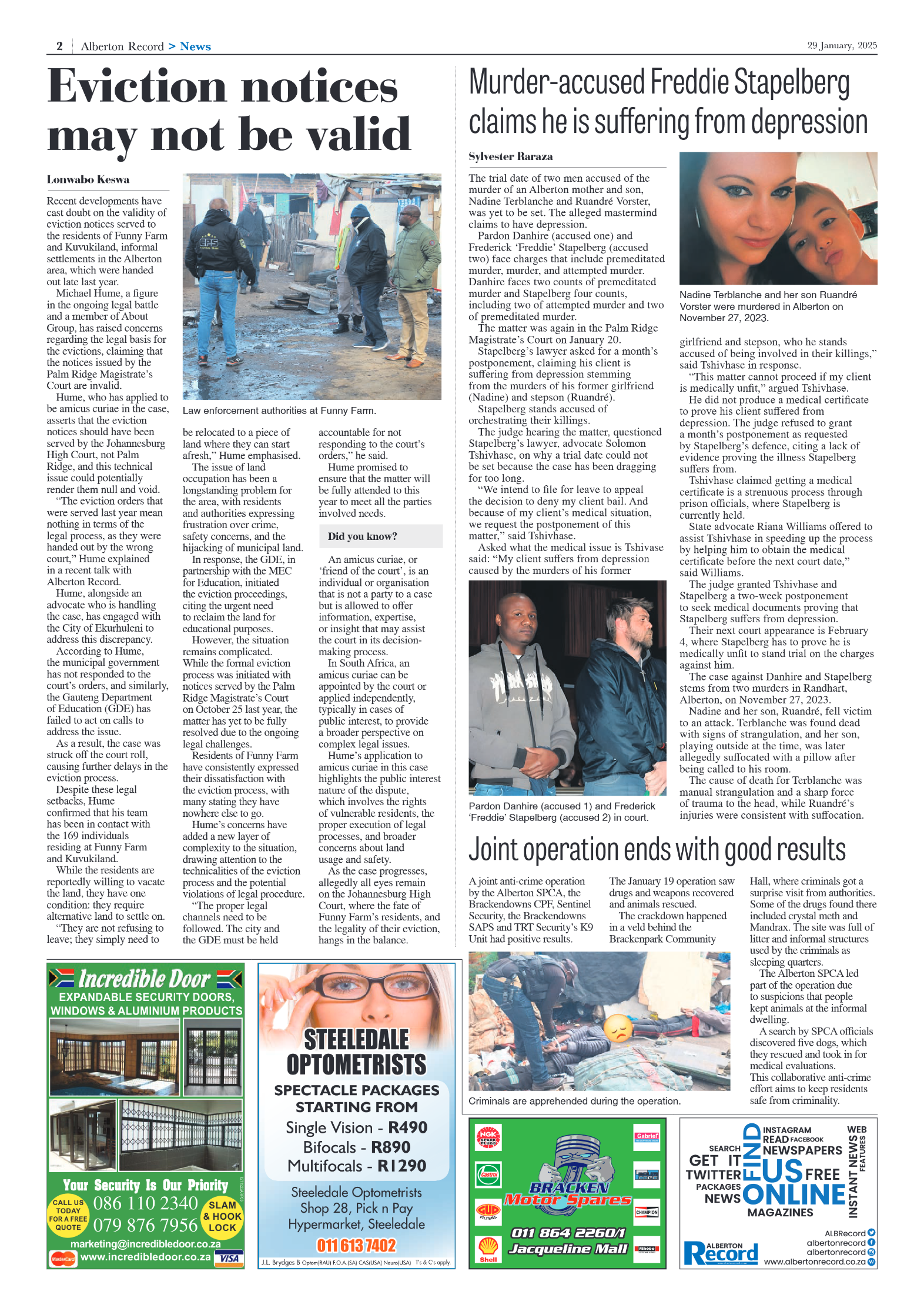 Alberton Record 29 January 2025 page 4