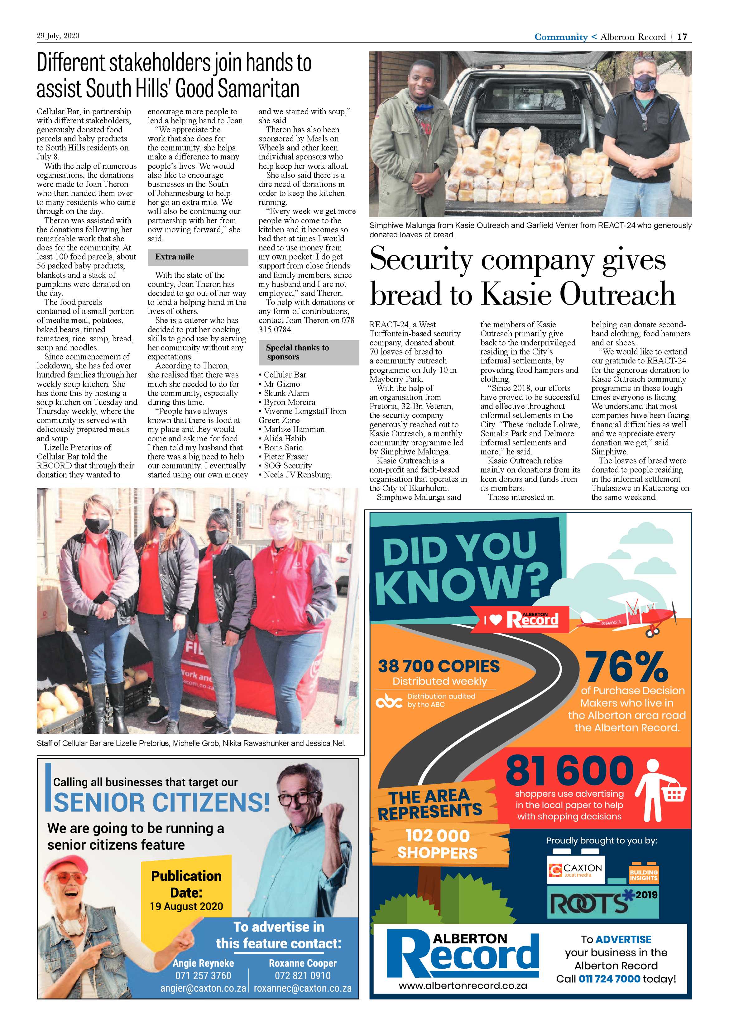Alberton Record 29 July 2020 page 17