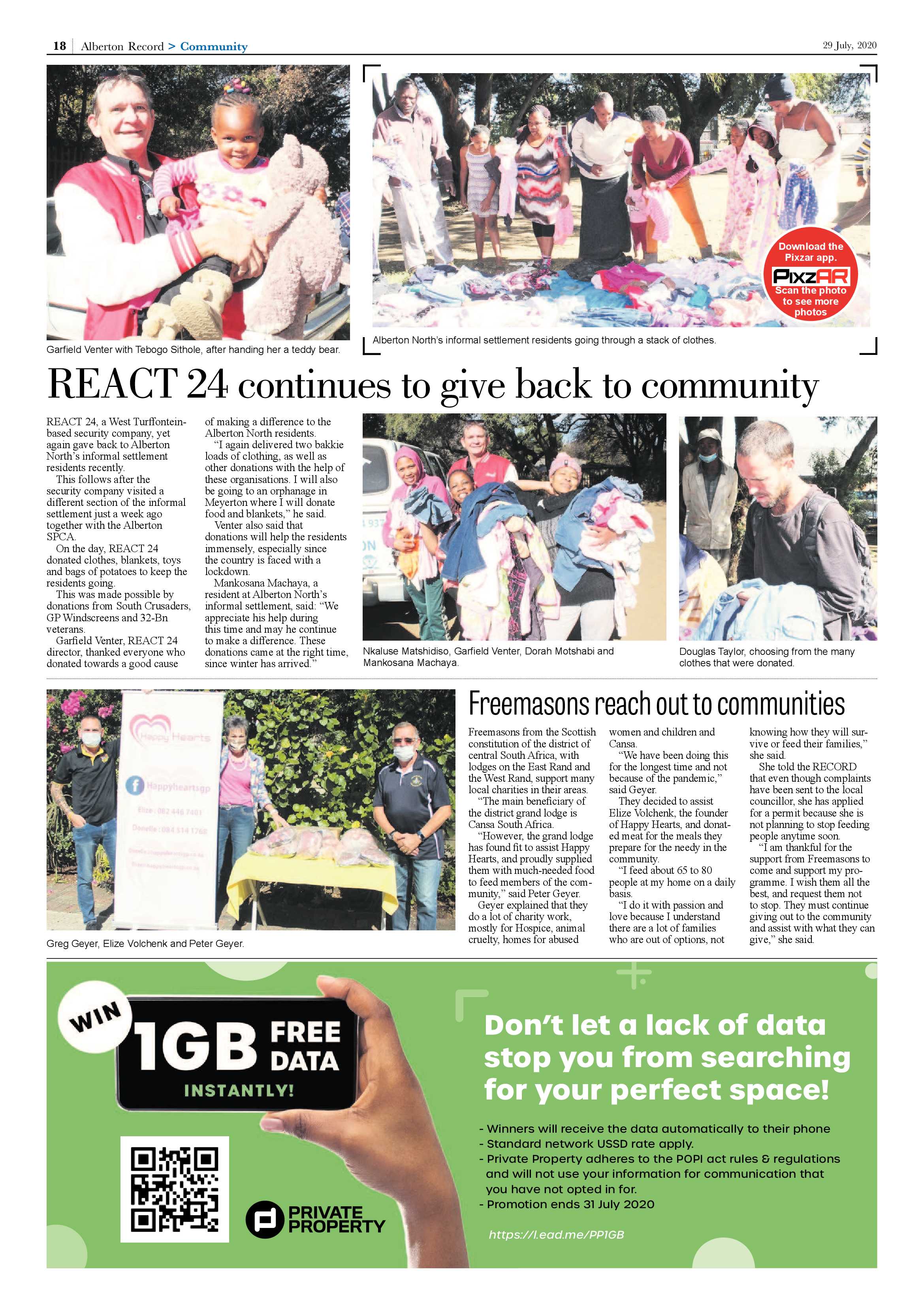 Alberton Record 29 July 2020 page 18