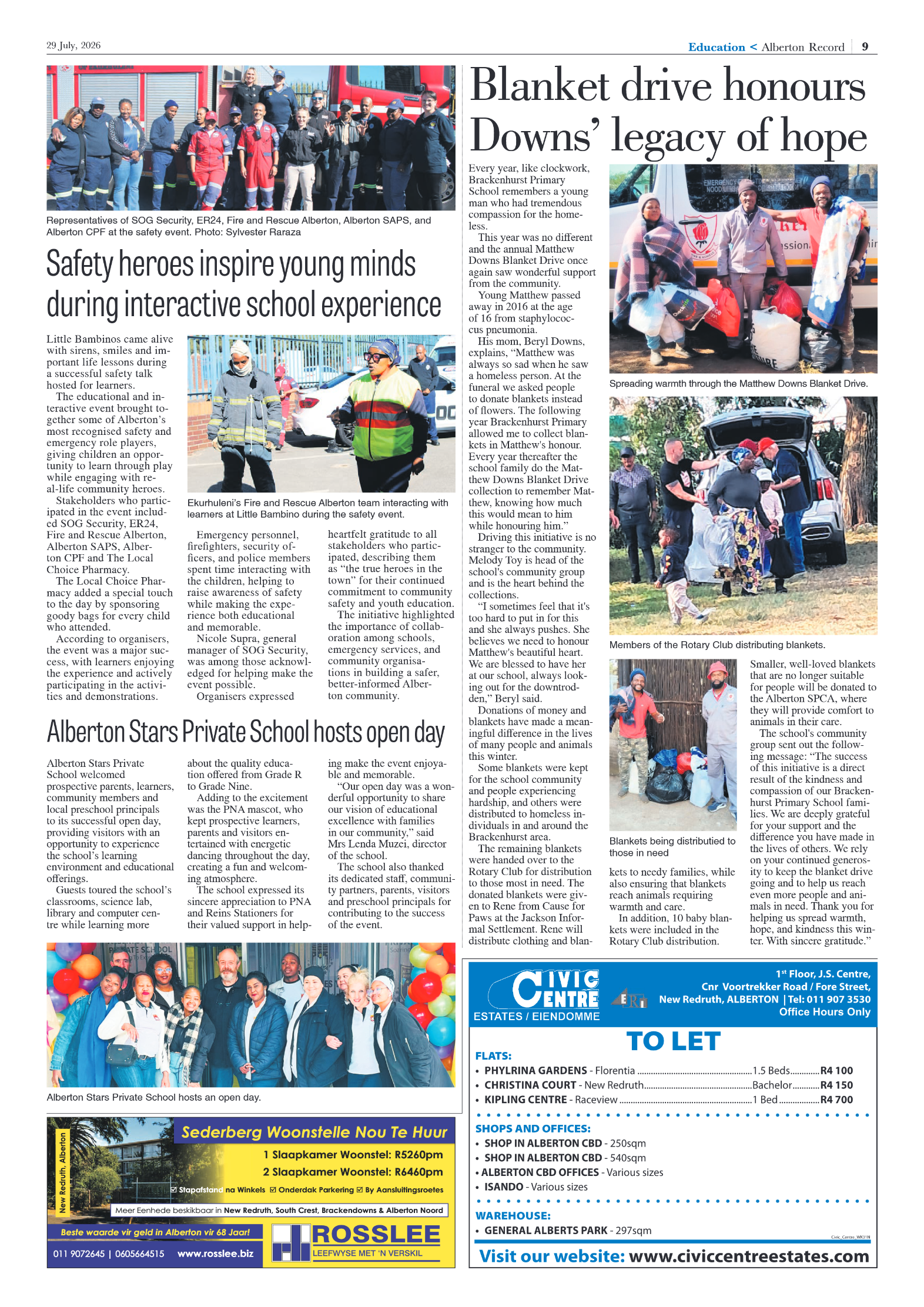 Alberton Record 29 July 2026 page 21