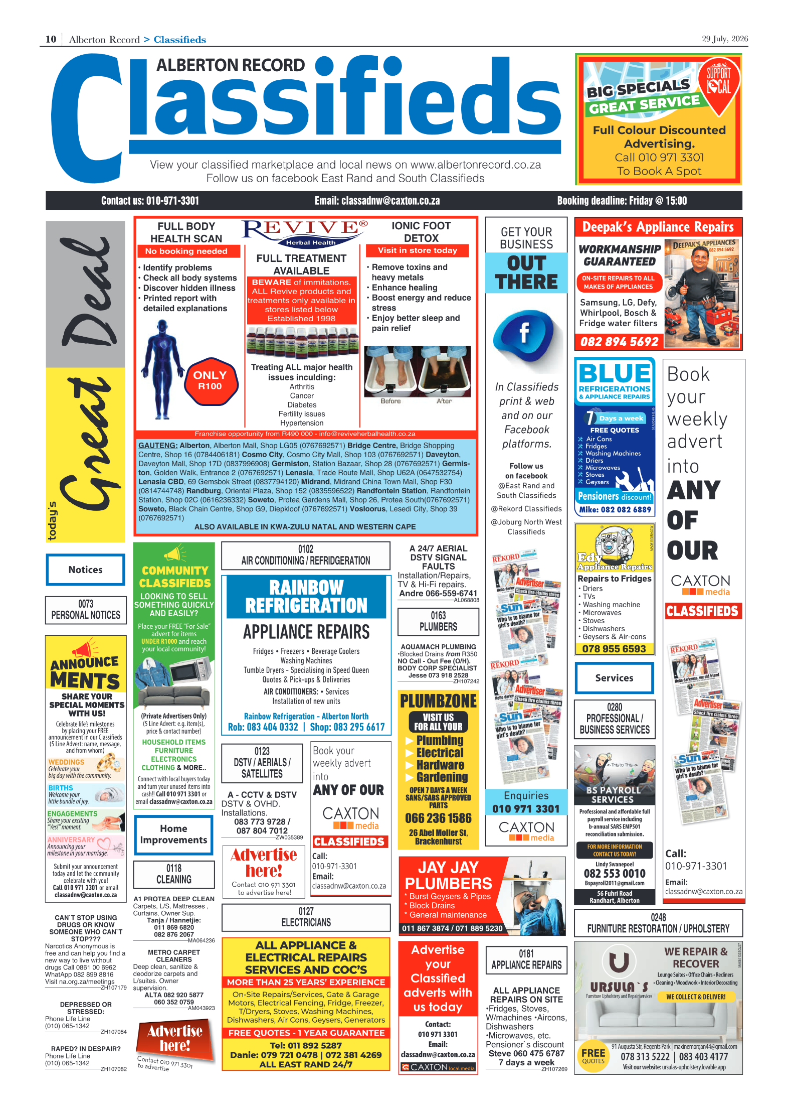 Alberton Record 29 July 2026 page 22