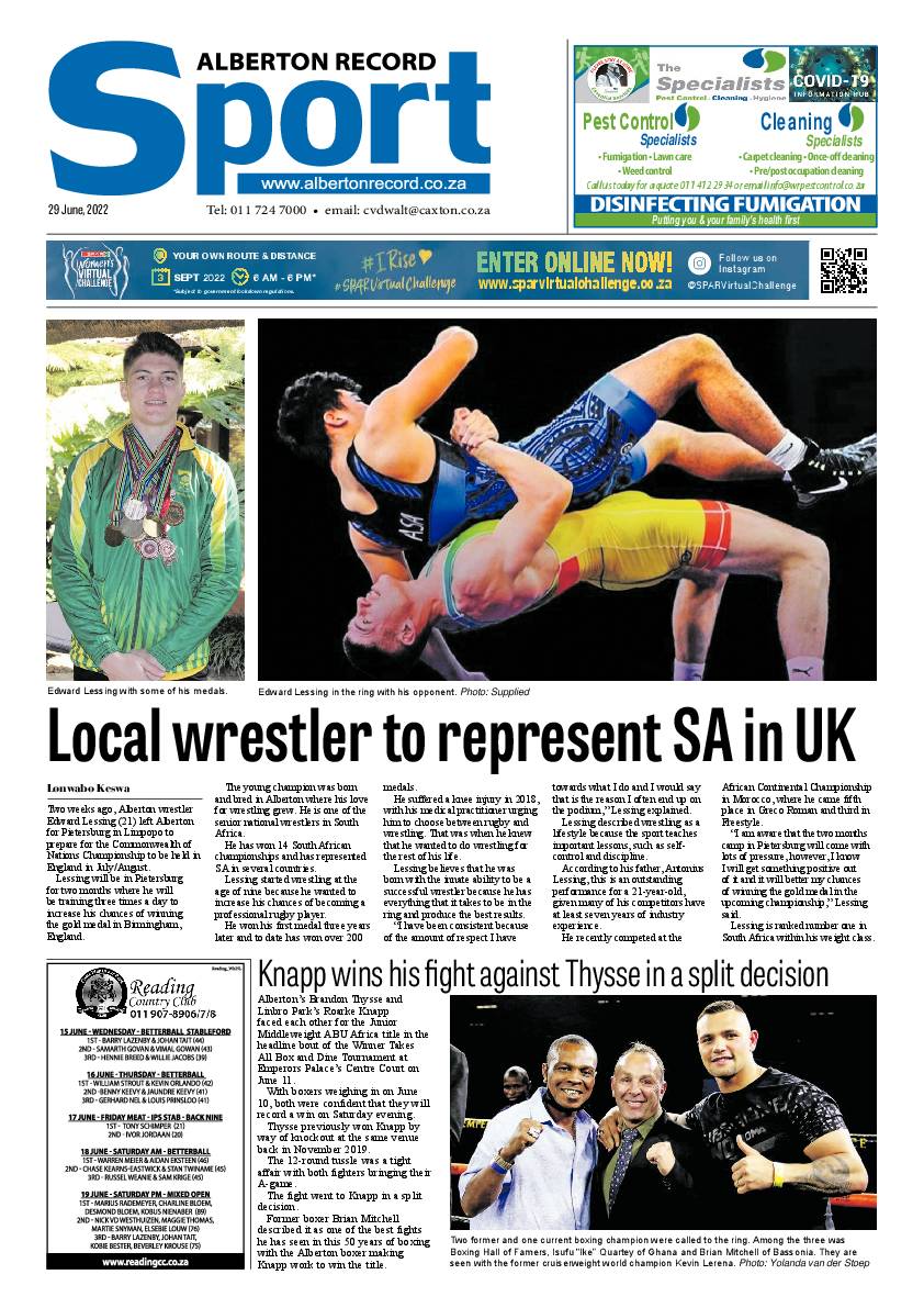 Alberton Record 29 June 2022 page 22