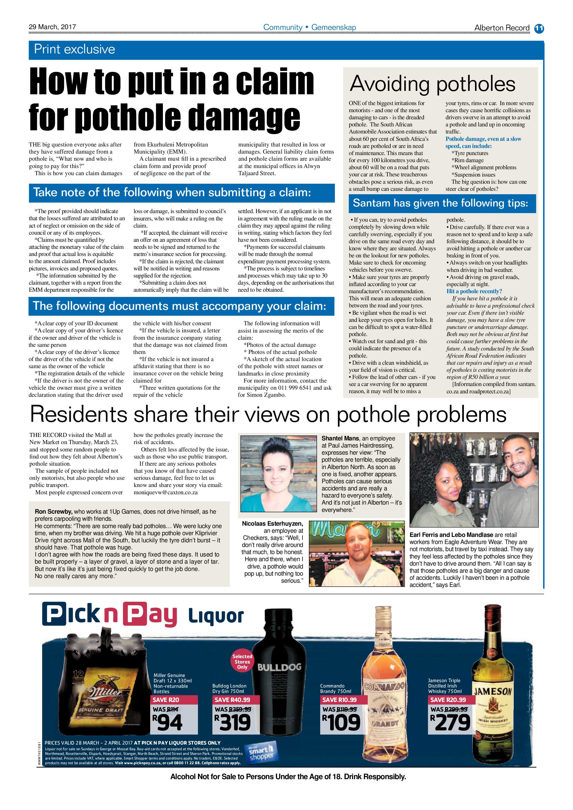 Alberton Record 29 March 2017 page 11
