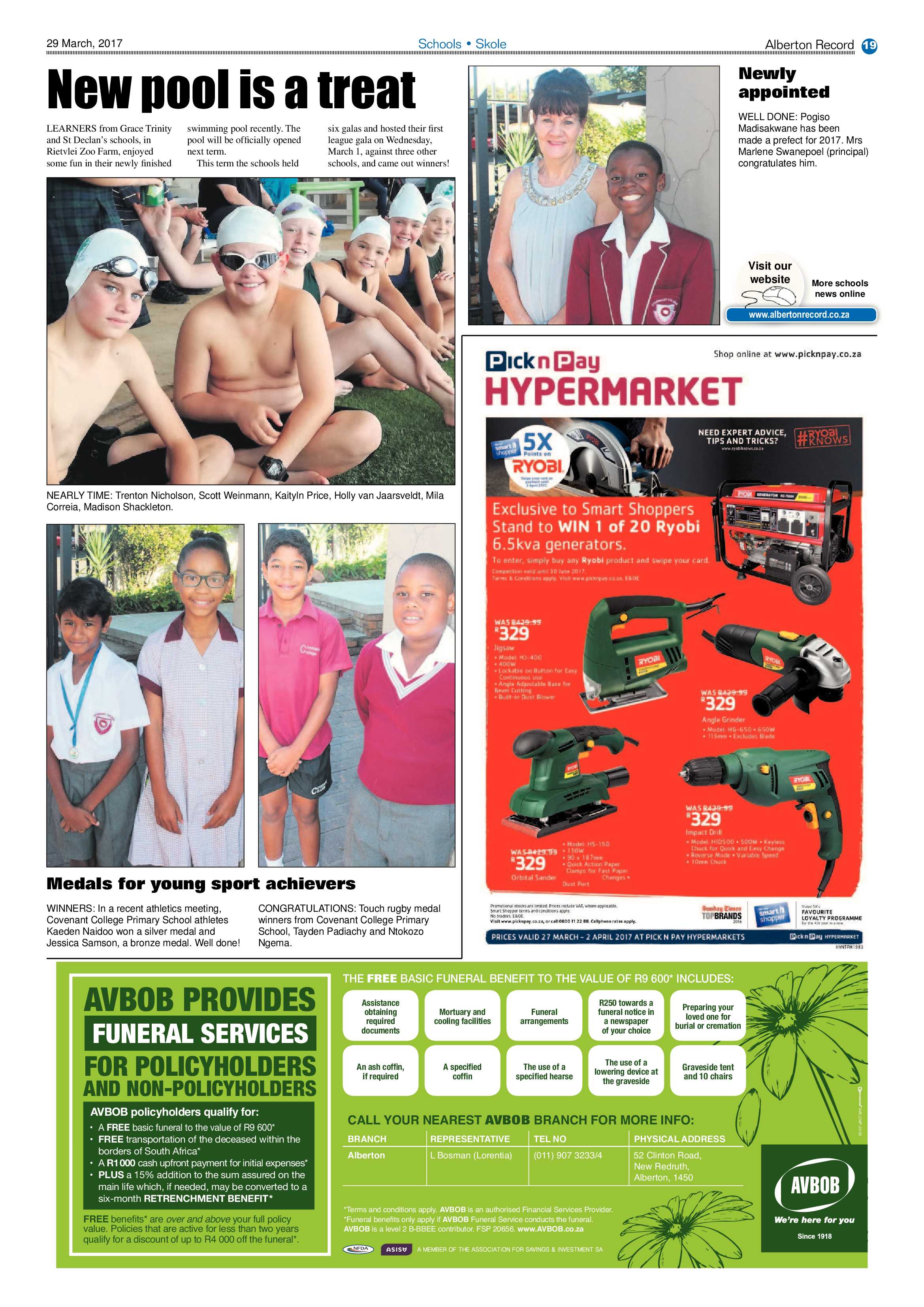 Alberton Record 29 March 2017 page 19
