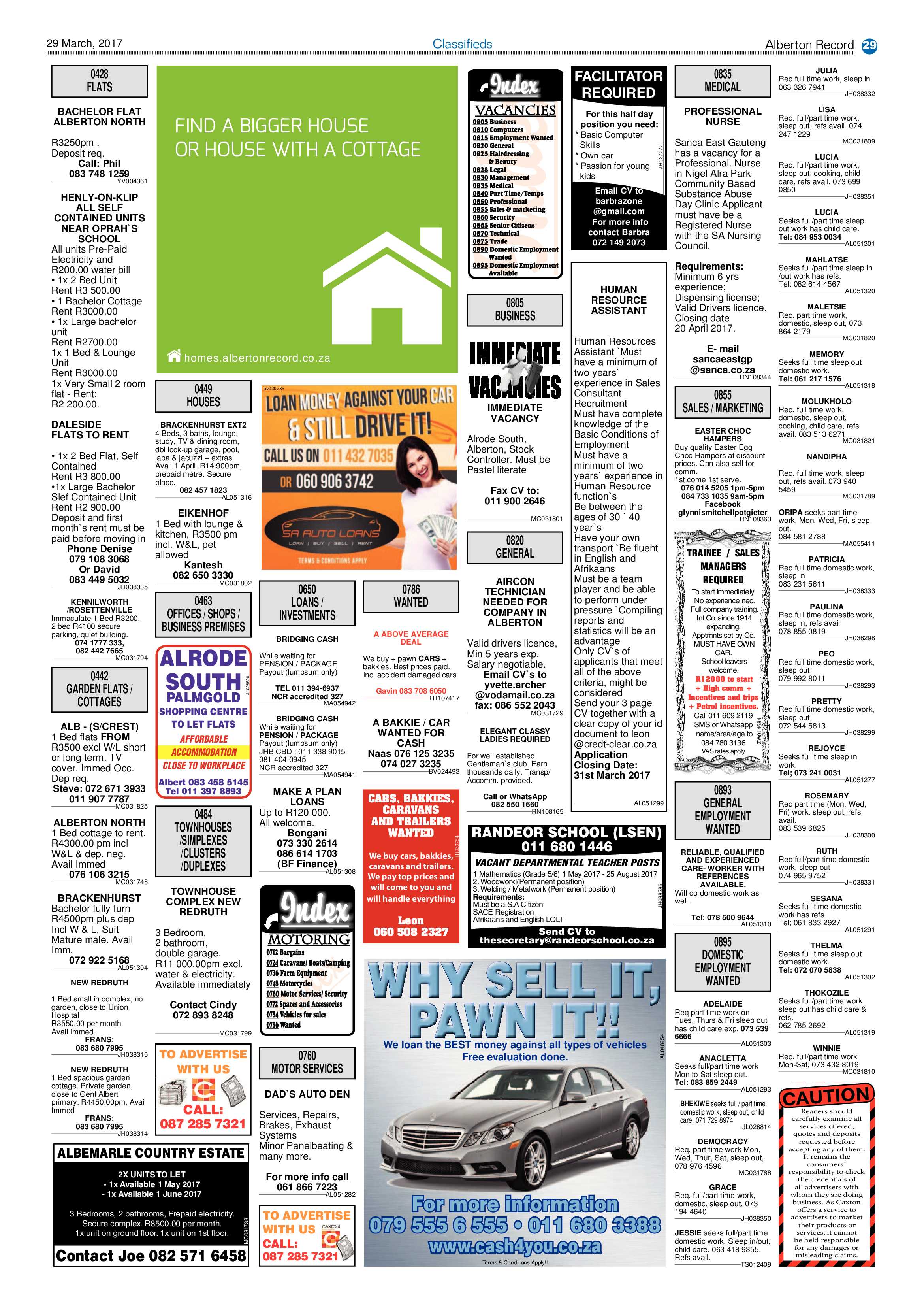 Alberton Record 29 March 2017 page 29