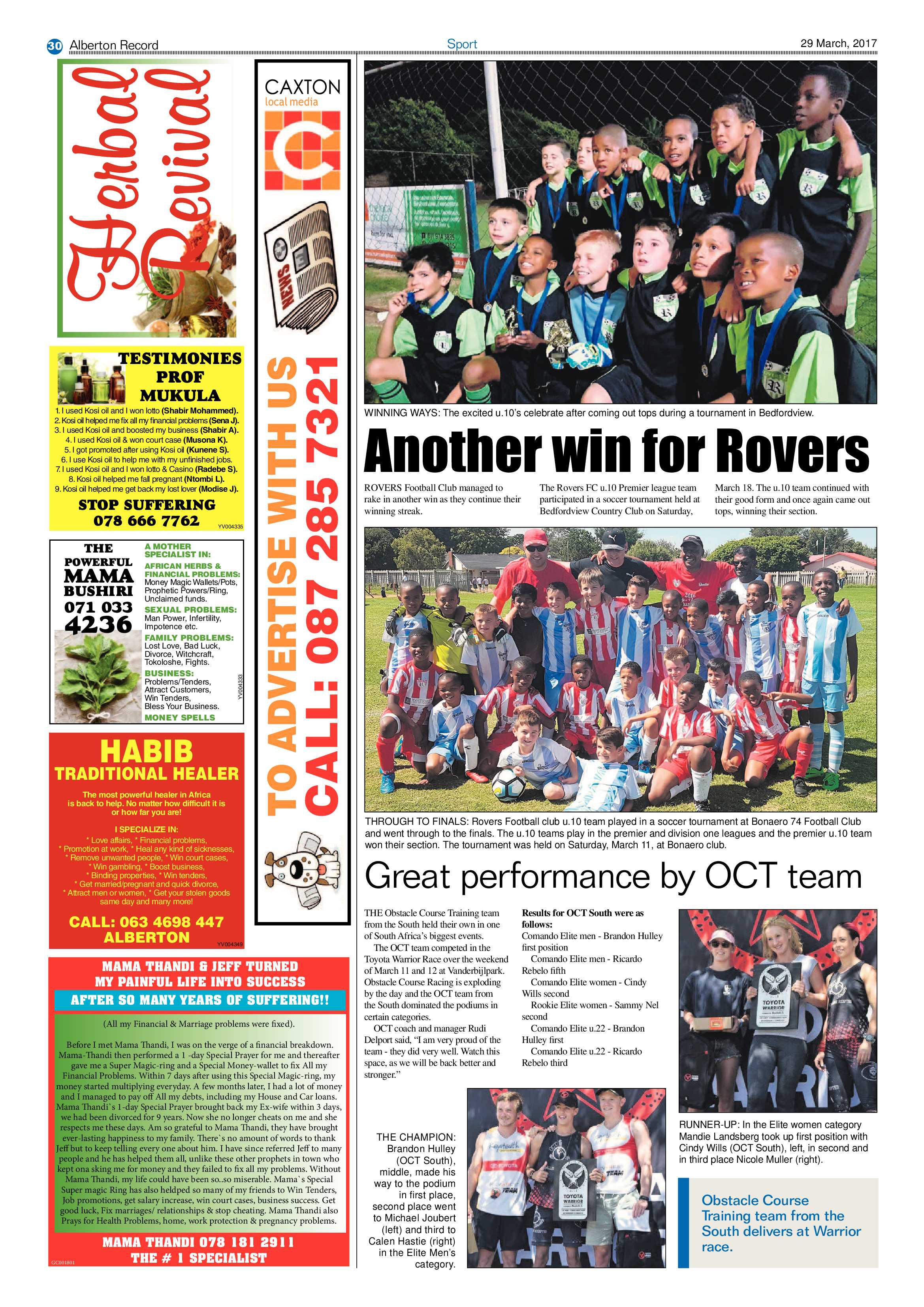 Alberton Record 29 March 2017 page 30
