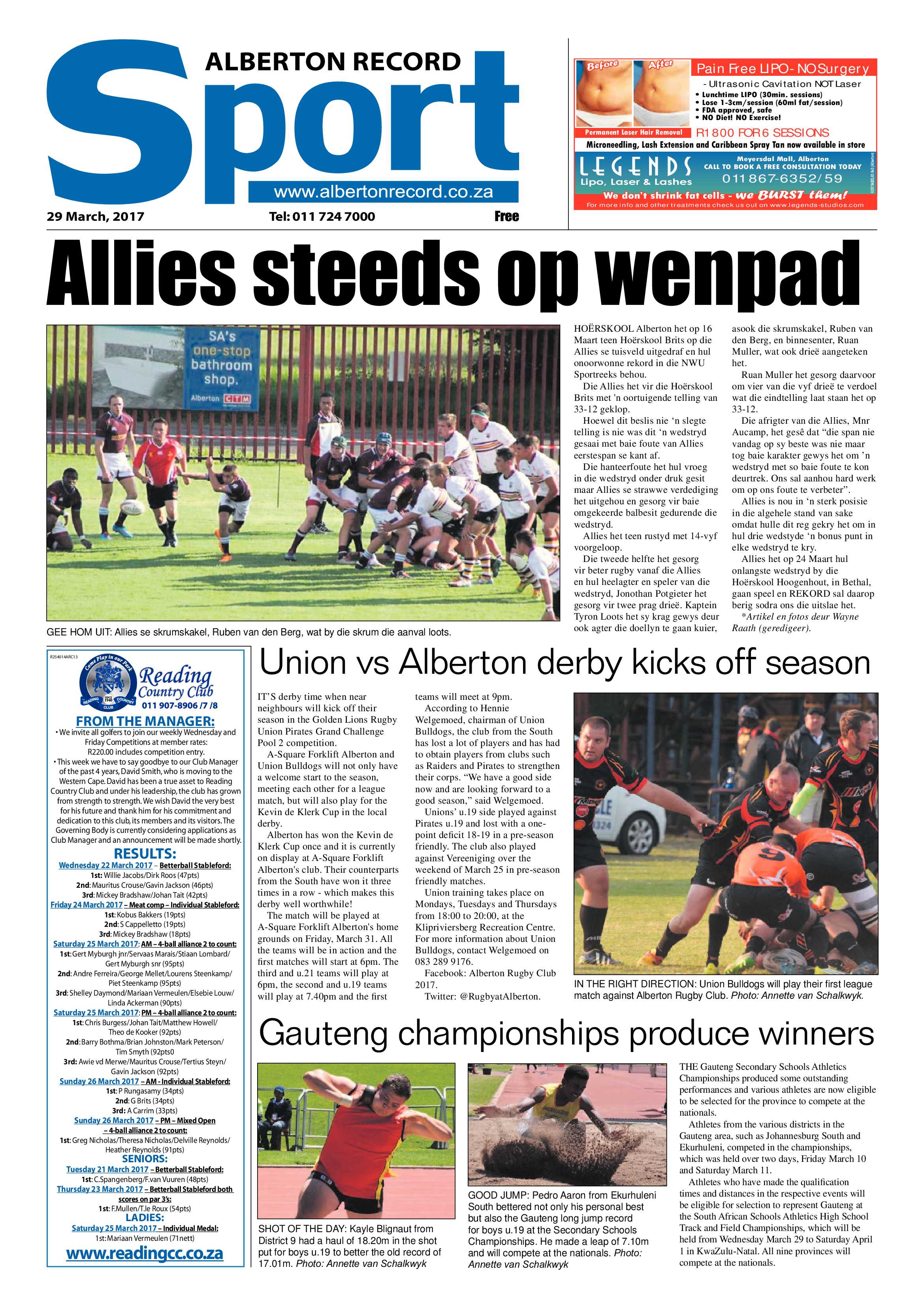 Alberton Record 29 March 2017 page 32