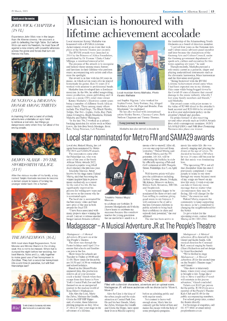 Alberton Record 29 March 2023 page 13
