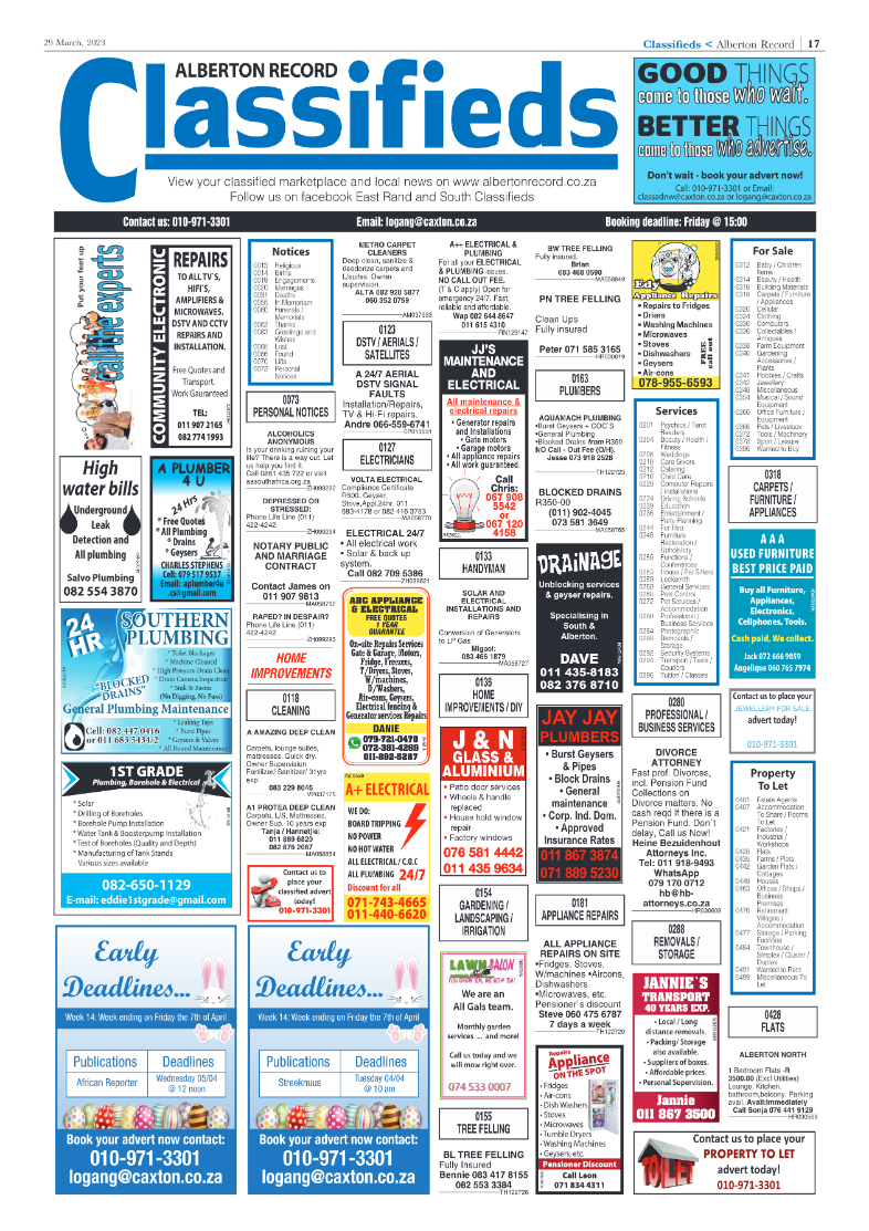 Alberton Record 29 March 2023 page 17
