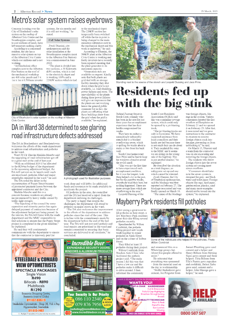 Alberton Record 29 March 2023 page 2