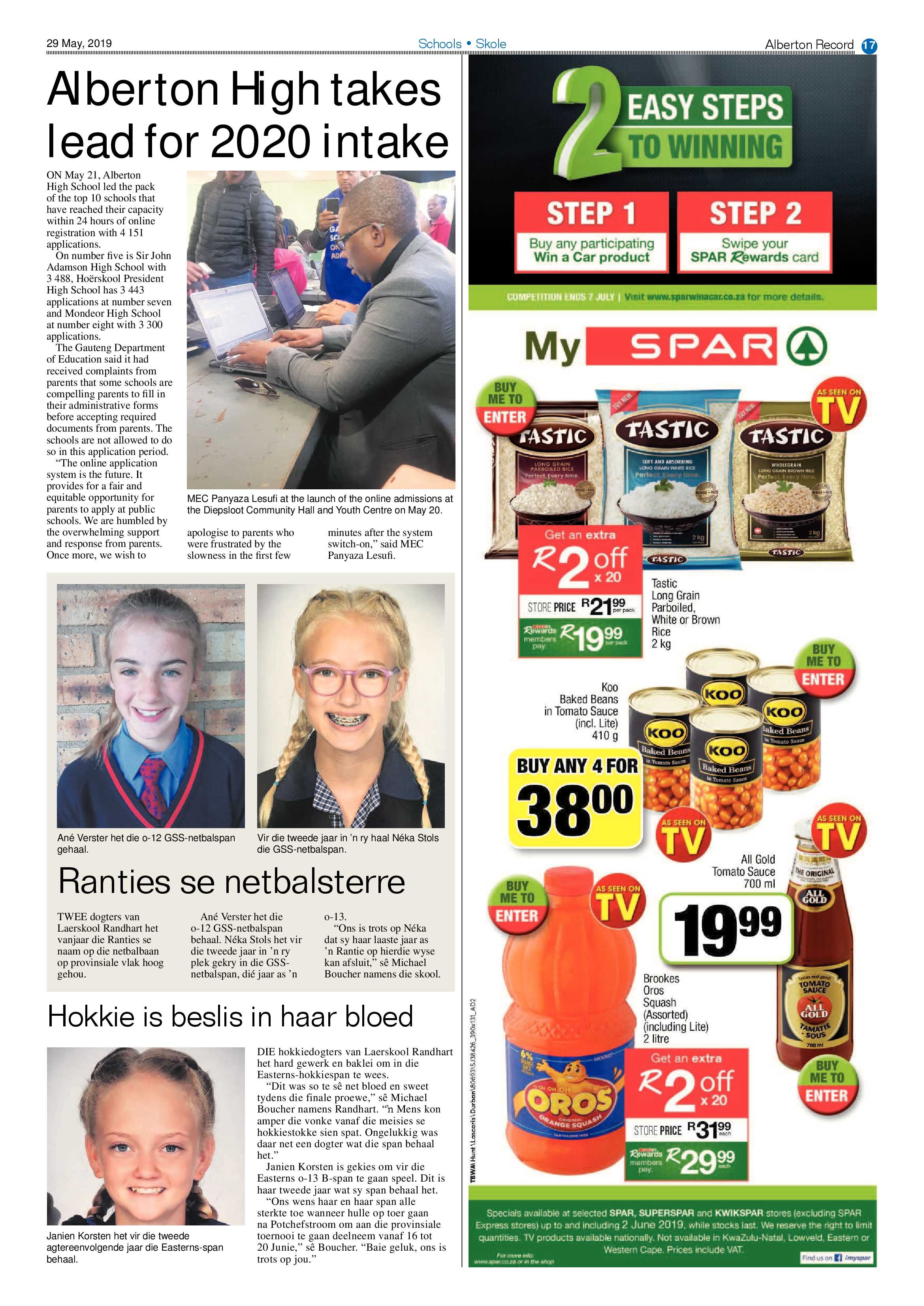Alberton Record 29 May 2019 page 17