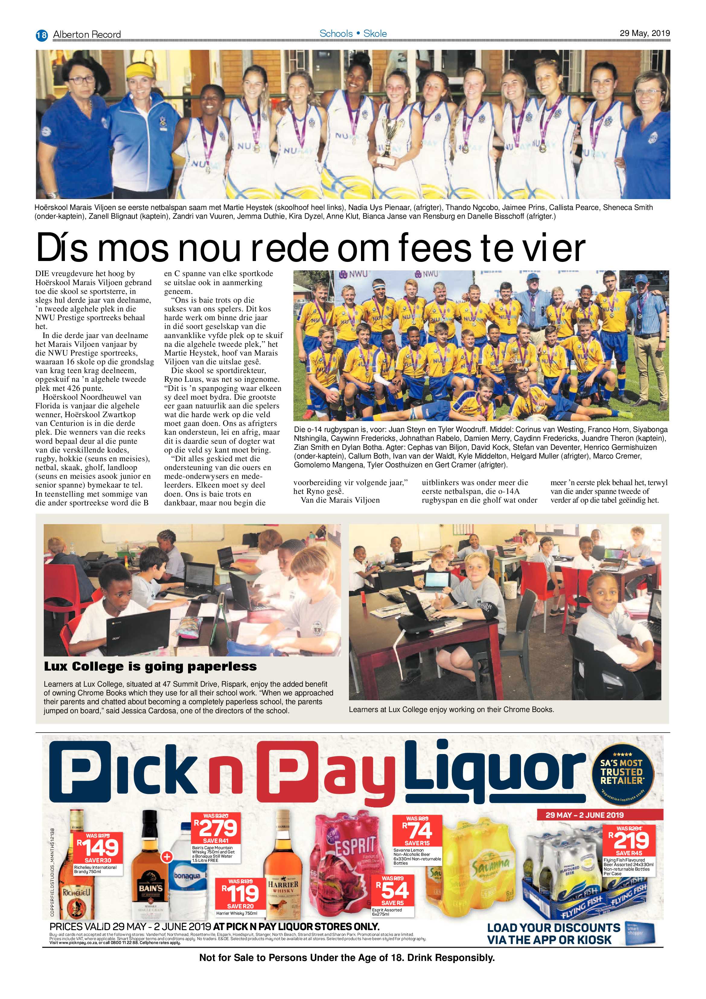 Alberton Record 29 May 2019 page 18
